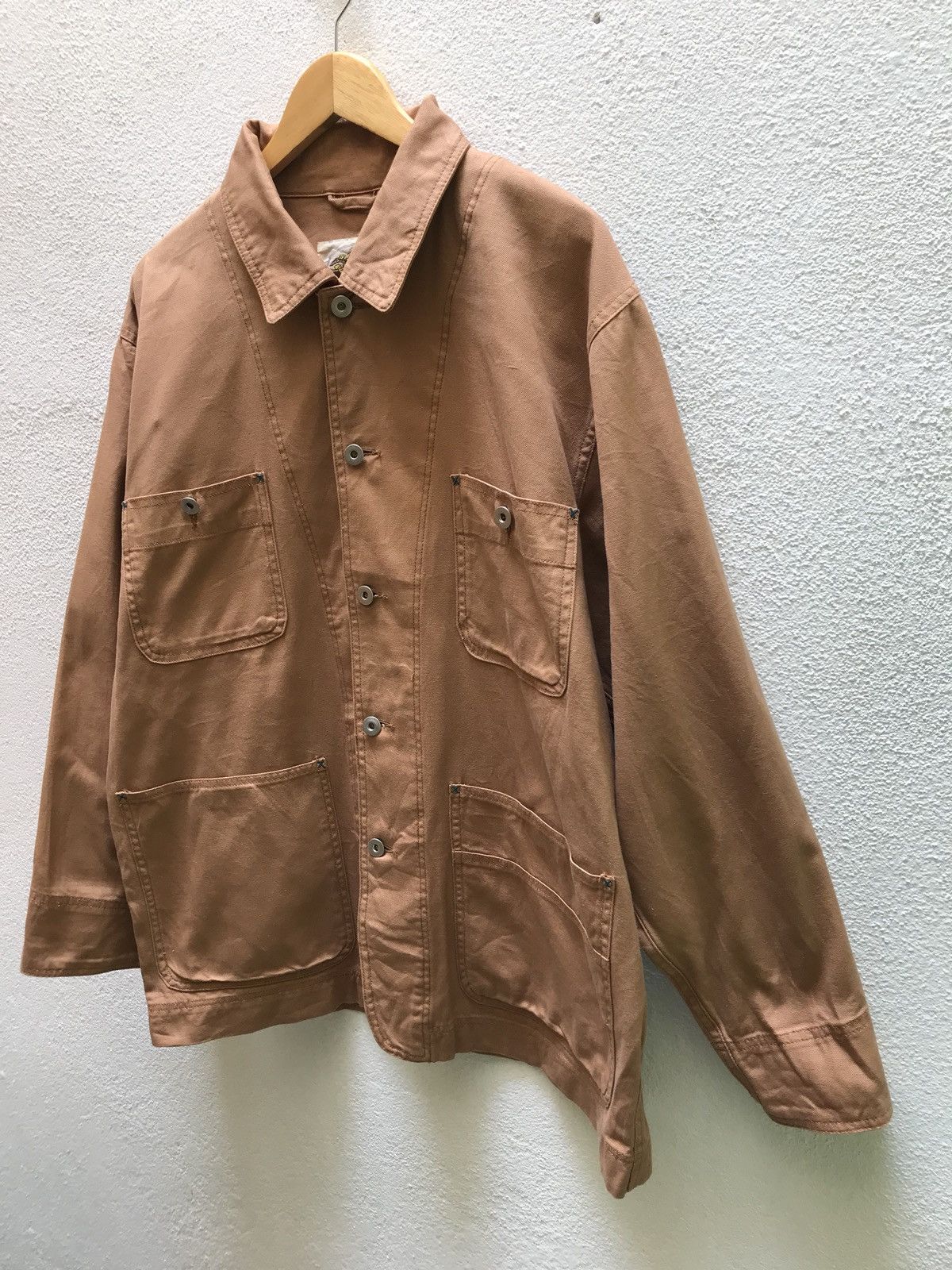 Japanese Brand Dio Authentic Japanese Workers Duck Canvas Chore Jacket Size US L / EU 52-54 / 3 - 2 Thumbnail