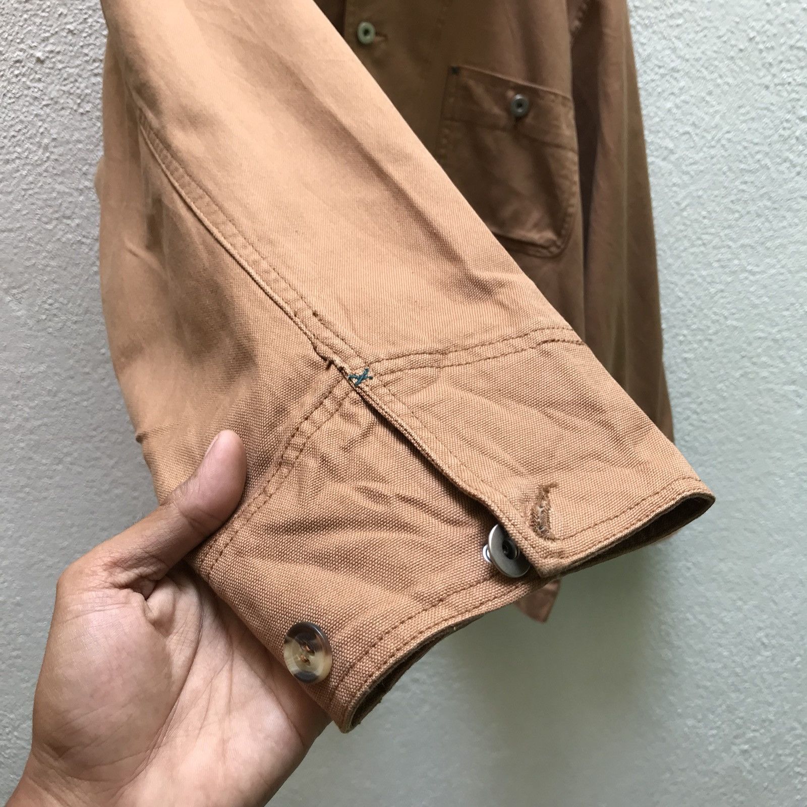 Japanese Brand Dio Authentic Japanese Workers Duck Canvas Chore Jacket Size US L / EU 52-54 / 3 - 9 Thumbnail