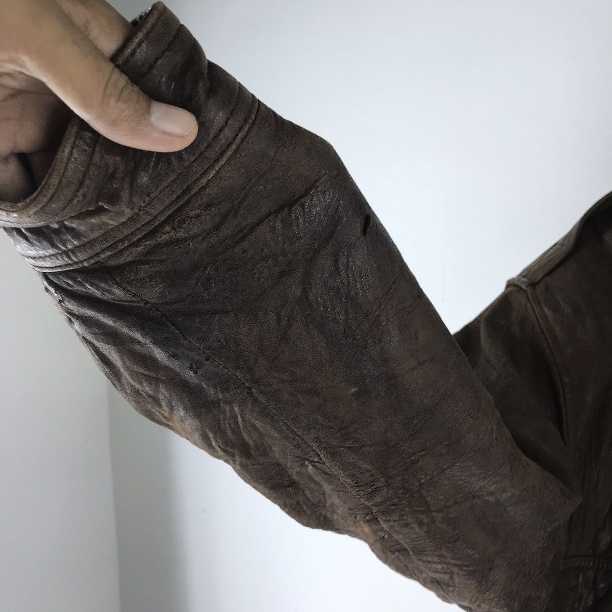 Other VTG TIME & TIDE FLIGHT JACKET SHEEP LEATHER SHERPA TRIM Size US L / EU 52-54 / 3 - 6 Thumbnail