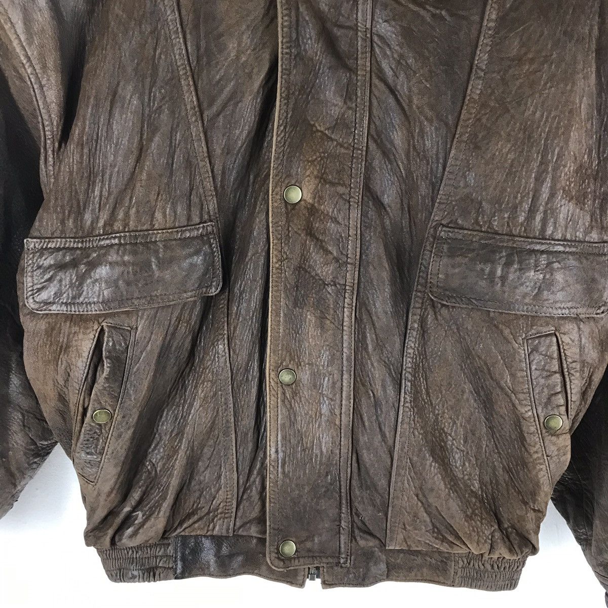 Other VTG TIME & TIDE FLIGHT JACKET SHEEP LEATHER SHERPA TRIM Size US L / EU 52-54 / 3 - 4 Thumbnail