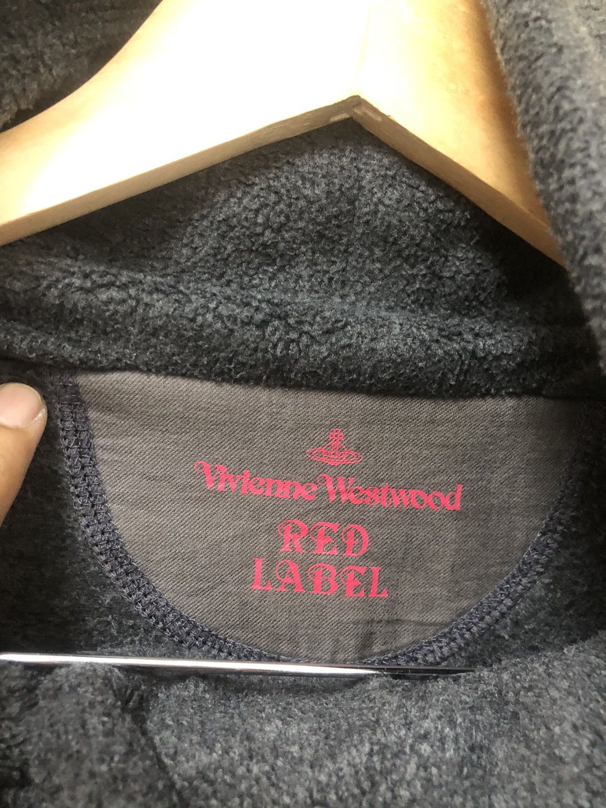 Vivienne Westwood Vintage Vivianne Westwood Red Label Distressed Fleece Jacket Size L / US 10 / IT 46 - 12 Thumbnail