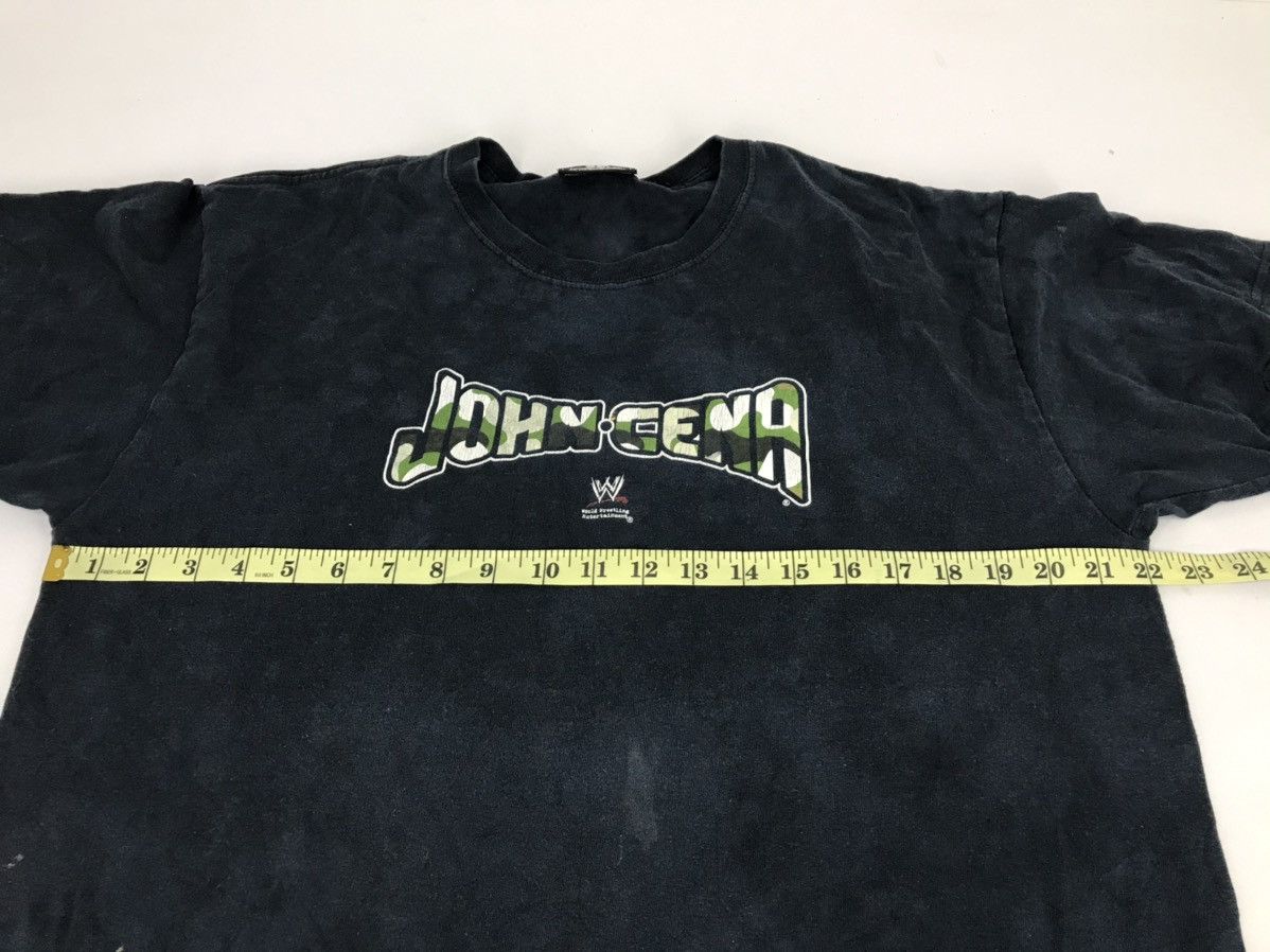 Vintage WWE John Cena Camoflouged Spell Out Promo Tee