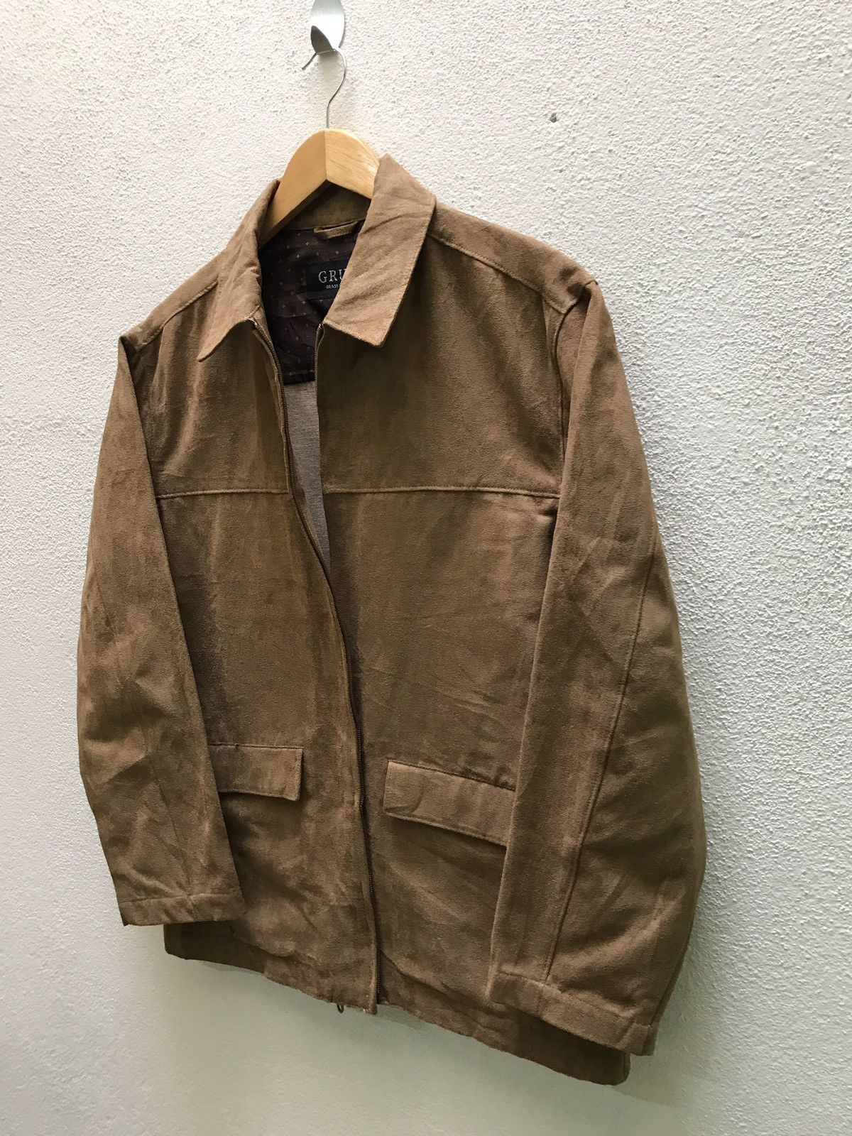 Japanese Brand Grus grass mens suede sherly jacket japanese brand designer Size US L / EU 52-54 / 3 - 2 Thumbnail