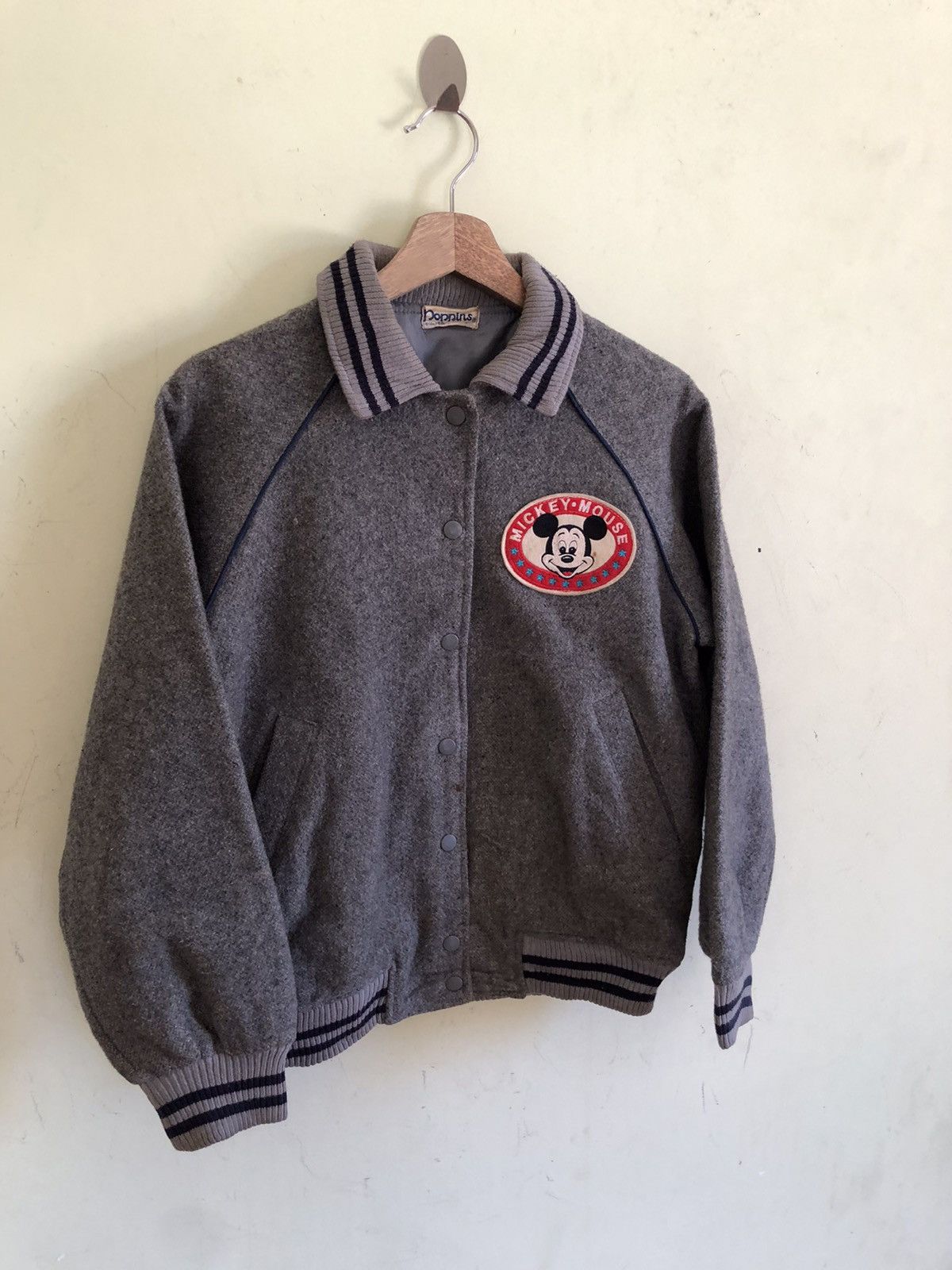 Disney 🔥VINTAGE MICKEY MOUSE VARSITY BOMBER JACKET Size US S / EU 44-46 / 1 - 3 Thumbnail