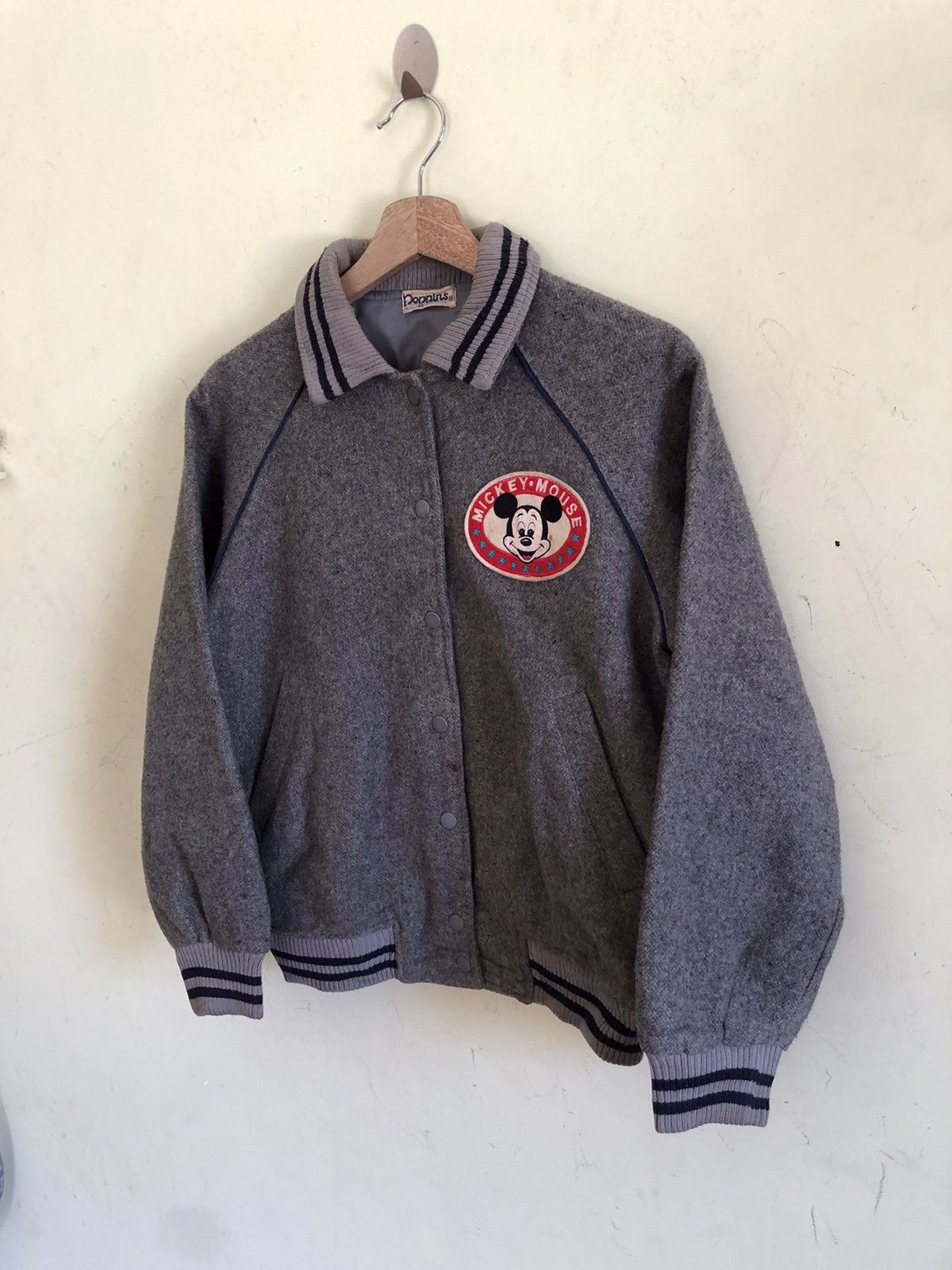Disney 🔥VINTAGE MICKEY MOUSE VARSITY BOMBER JACKET Size US S / EU 44-46 / 1 - 2 Thumbnail
