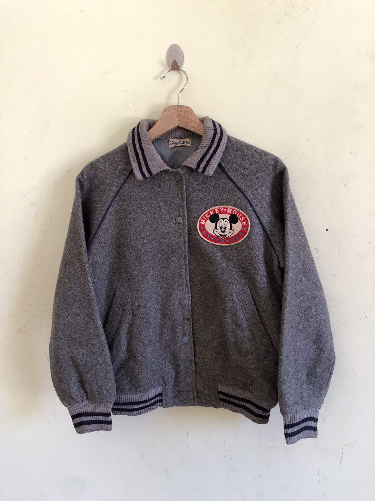 Disney 🔥VINTAGE MICKEY MOUSE VARSITY BOMBER JACKET Size US S / EU 44-46 / 1 - 1 Thumbnail