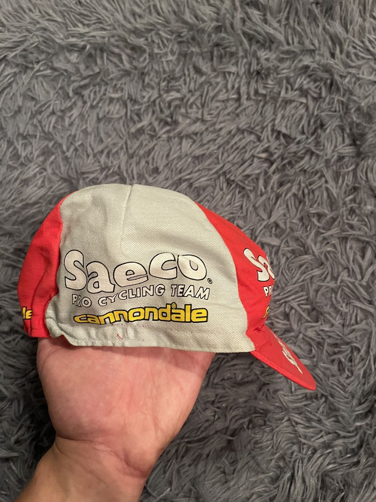 Vintage Cannondale Saeco pro cycle team 90s vintage cap Size ONE SIZE - 6 Thumbnail