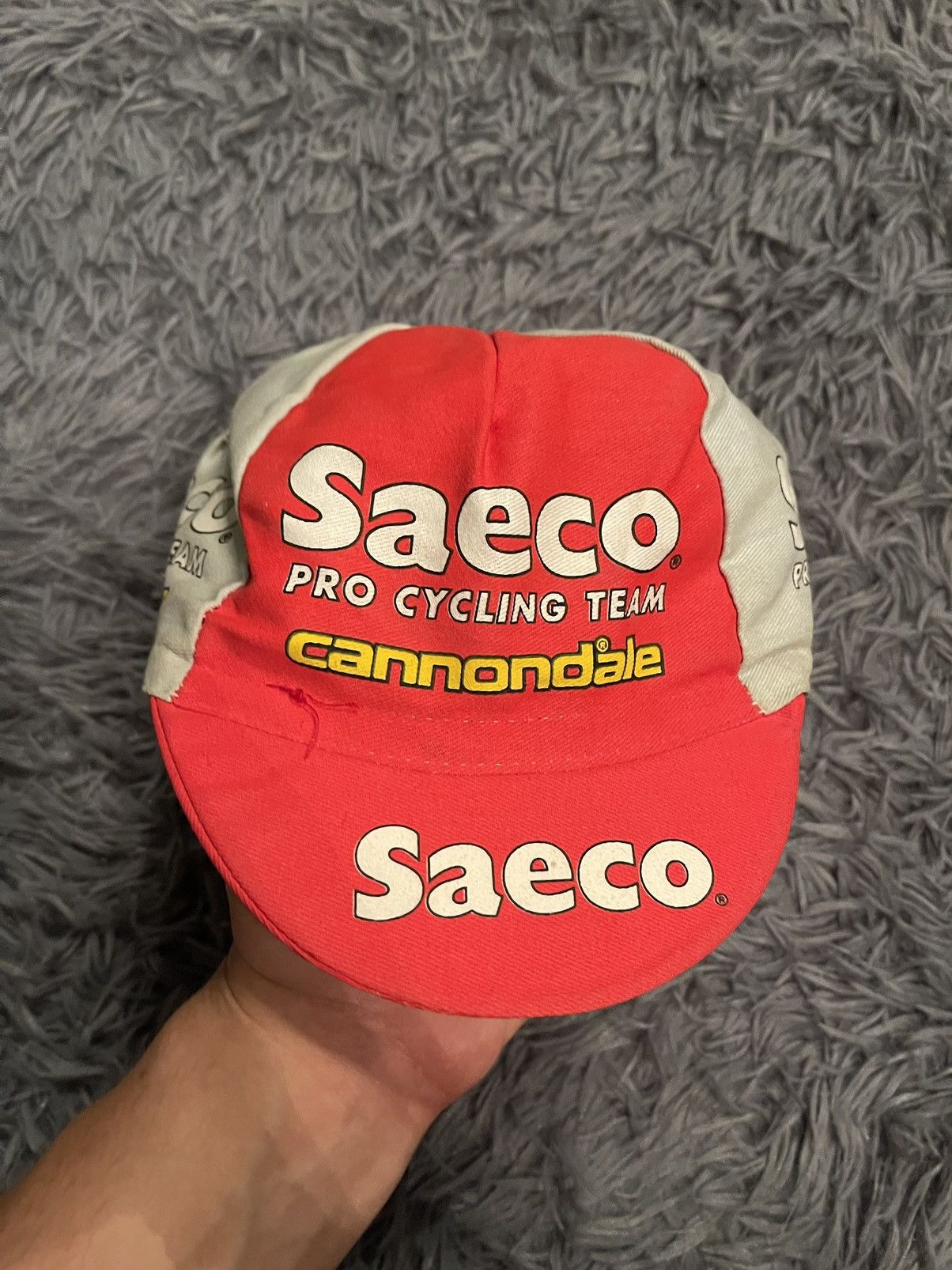 Vintage Cannondale Saeco pro cycle team 90s vintage cap Size ONE SIZE - 4 Thumbnail