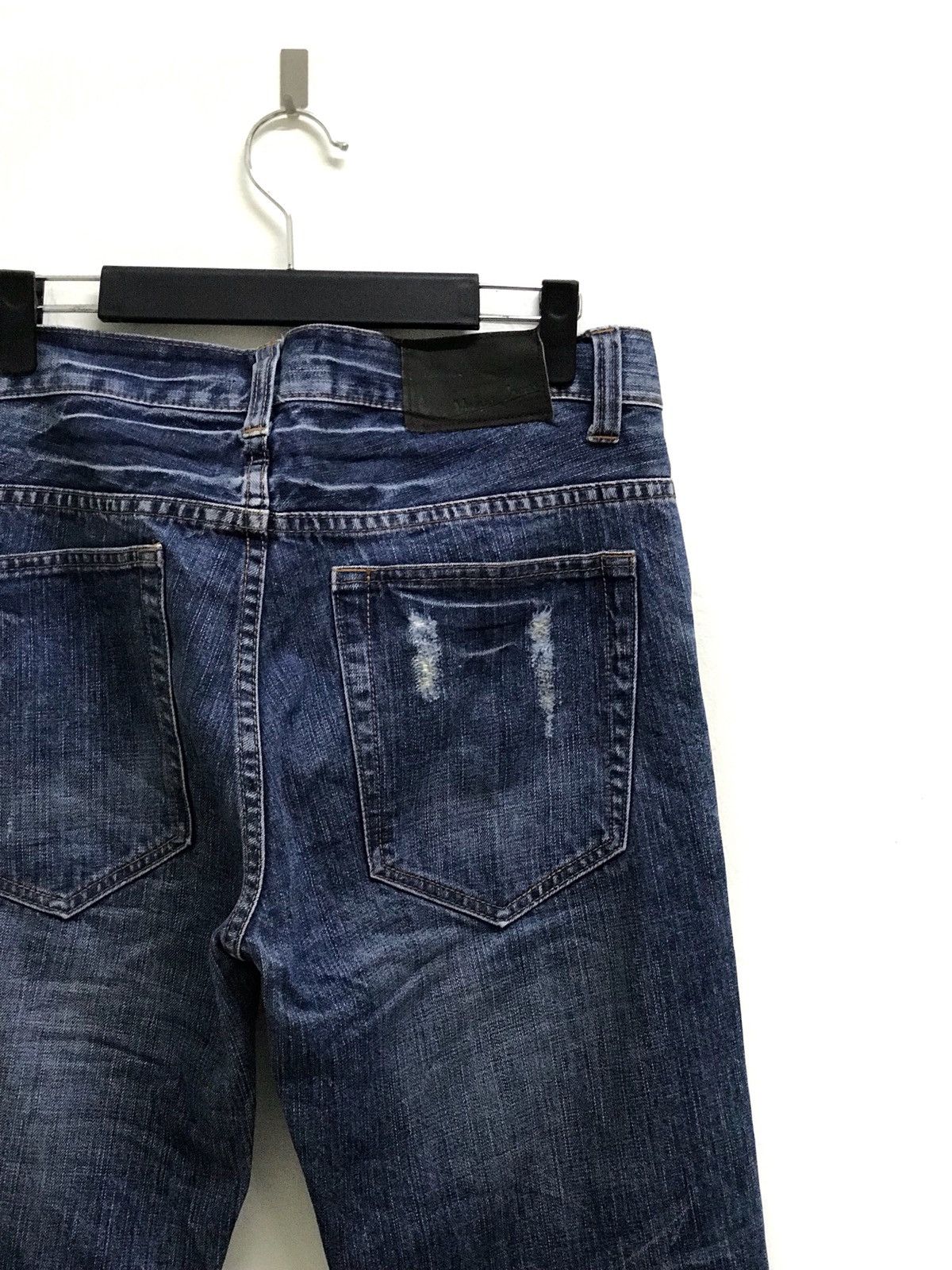 If Six Was Nine × Japanese Brand Japanese Brand Nylaus Jeans Distressed Zigzag Jeans Size US 34 / EU 50 - 10 Thumbnail