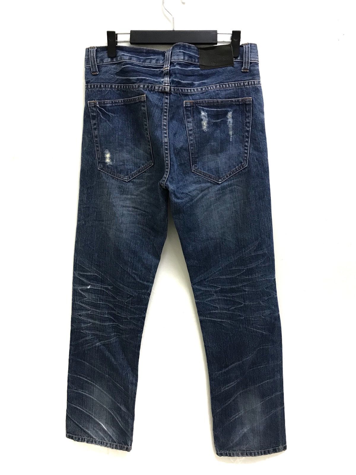 If Six Was Nine × Japanese Brand Japanese Brand Nylaus Jeans Distressed Zigzag Jeans Size US 34 / EU 50 - 7 Thumbnail