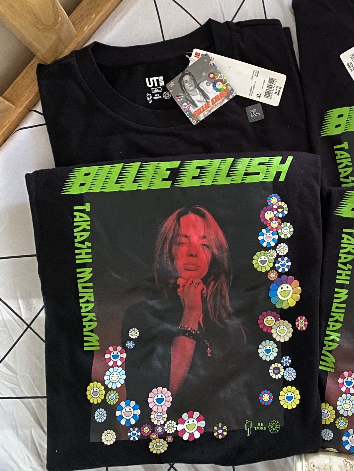 image of Billie Eilish x Takashi Murakami Double Of Takashi Murakami X Billie Eillish Ut / Stussy in Black (