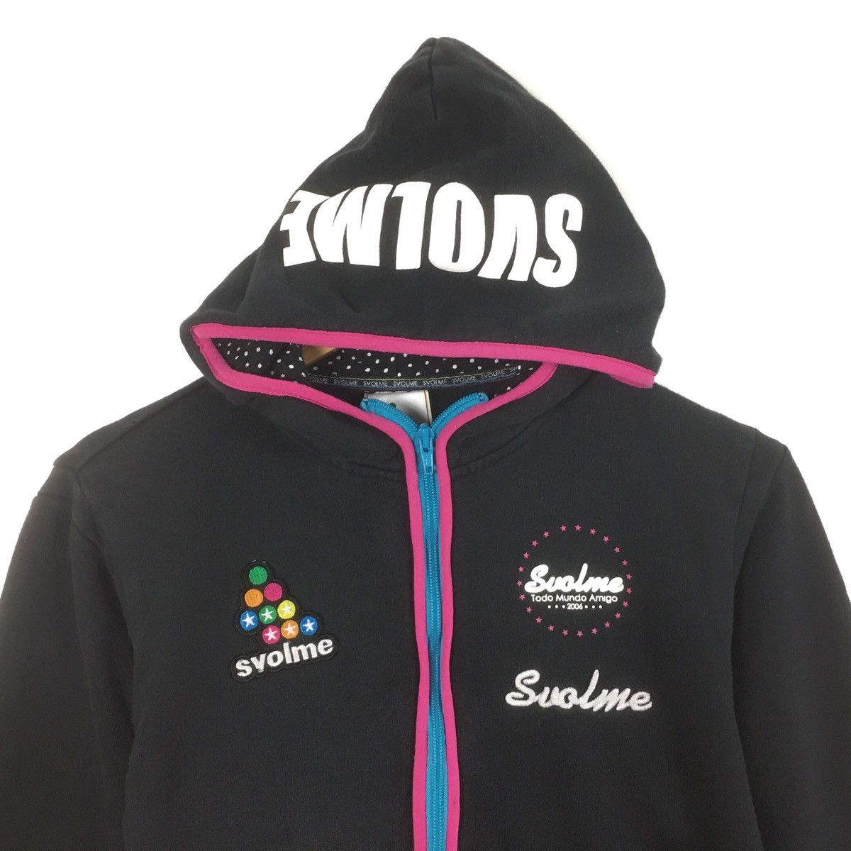 Japanese Brand Svolme Hoodie Sweatshirt Women Size ONE SIZE - 2 Thumbnail