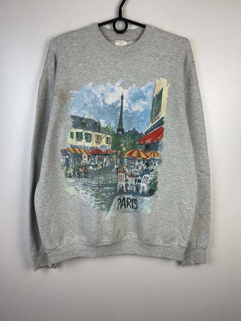 both Paris Paris 90s crazy vintage sweatshirt size Xl Size US XL / EU 56 / 4 - 1 Thumbnail