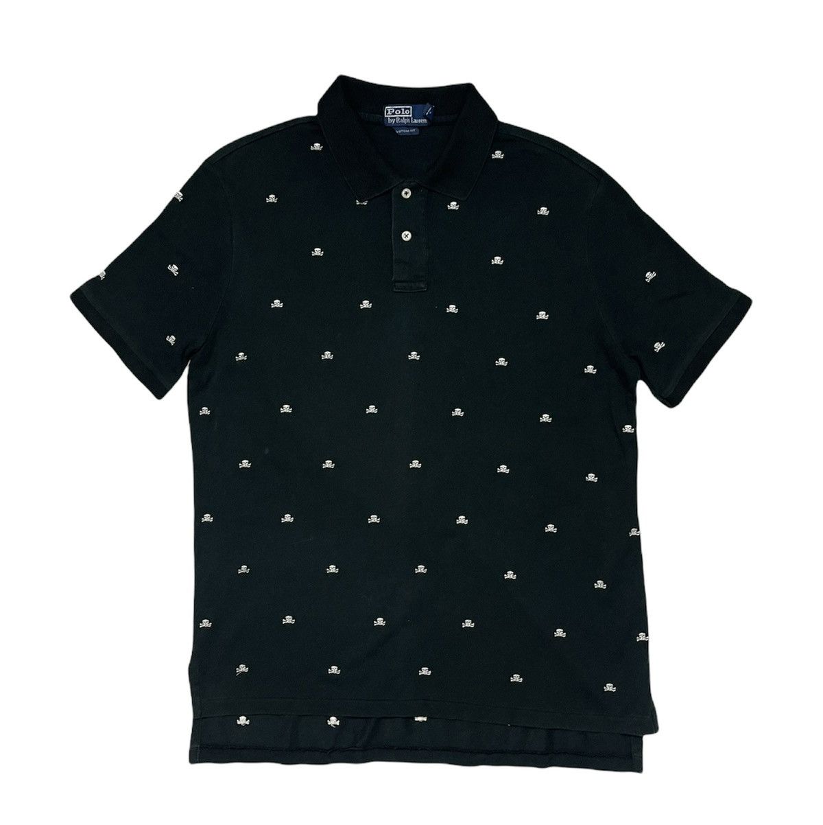 Polo Ralph Lauren × Vintage Vintage Polo Ralph Lauren Skull Embroidered Shirt Size US L / EU 52-54 / 3 - 1 Thumbnail