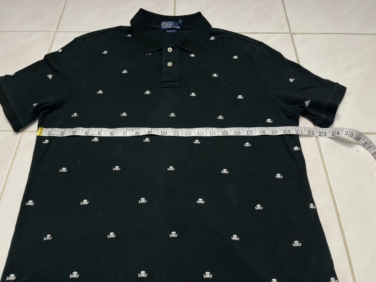 Polo Ralph Lauren × Vintage Vintage Polo Ralph Lauren Skull Embroidered Shirt Size US L / EU 52-54 / 3 - 6 Thumbnail