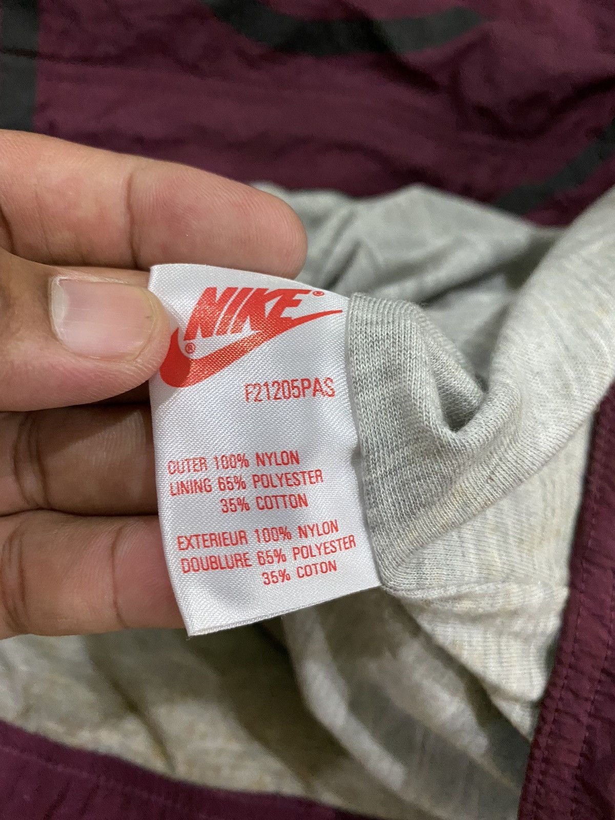 Nike Vintage Nike Hoodie Windbraker big logo swosh jacket Size US XXL / EU 58 / 5 - 13 Thumbnail