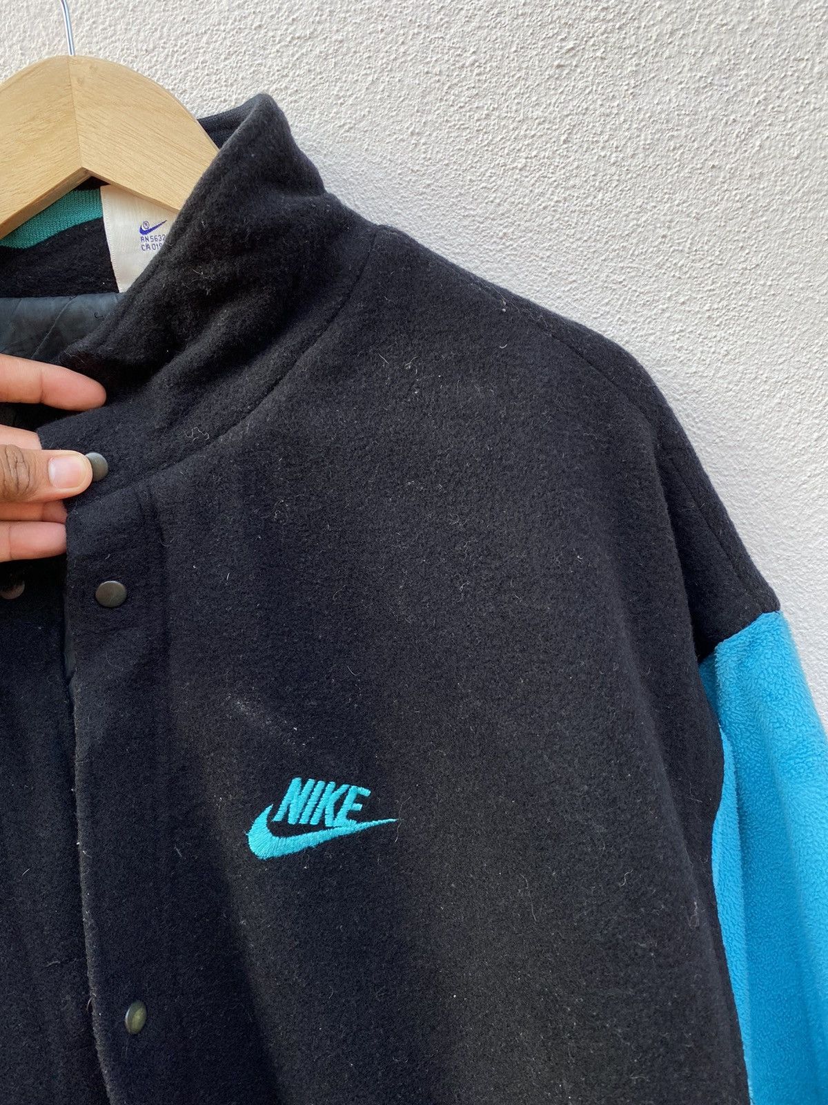 Nike Vintage Nike Air Force Fleece varsity jacket Size US XL / EU 56 / 4 - 13 Thumbnail