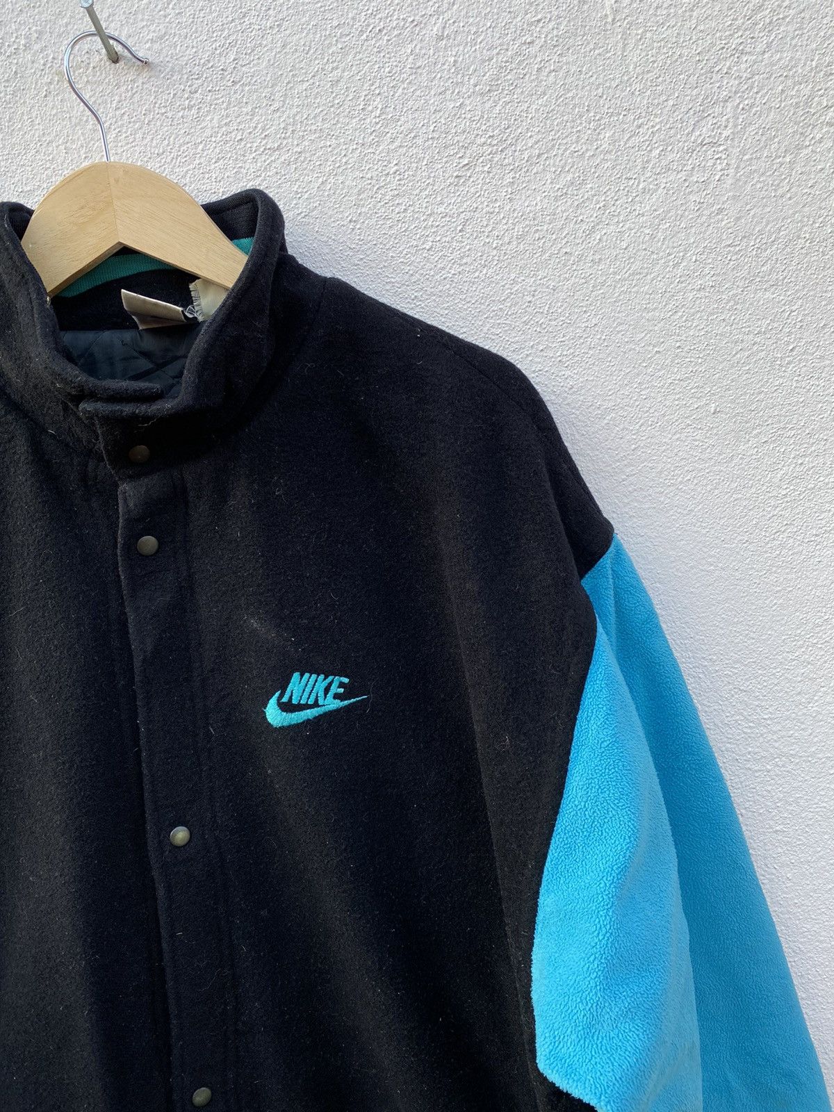 Nike Vintage Nike Air Force Fleece varsity jacket Size US XL / EU 56 / 4 - 3 Thumbnail