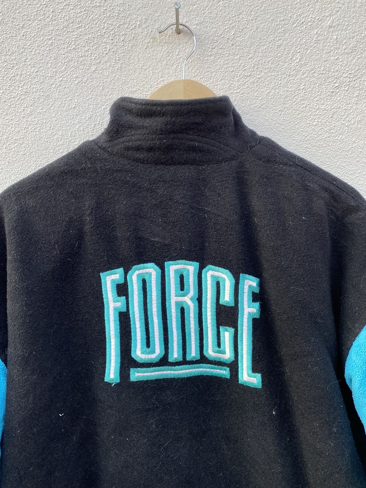 Nike Vintage Nike Air Force Fleece varsity jacket Size US XL / EU 56 / 4 - 8 Thumbnail
