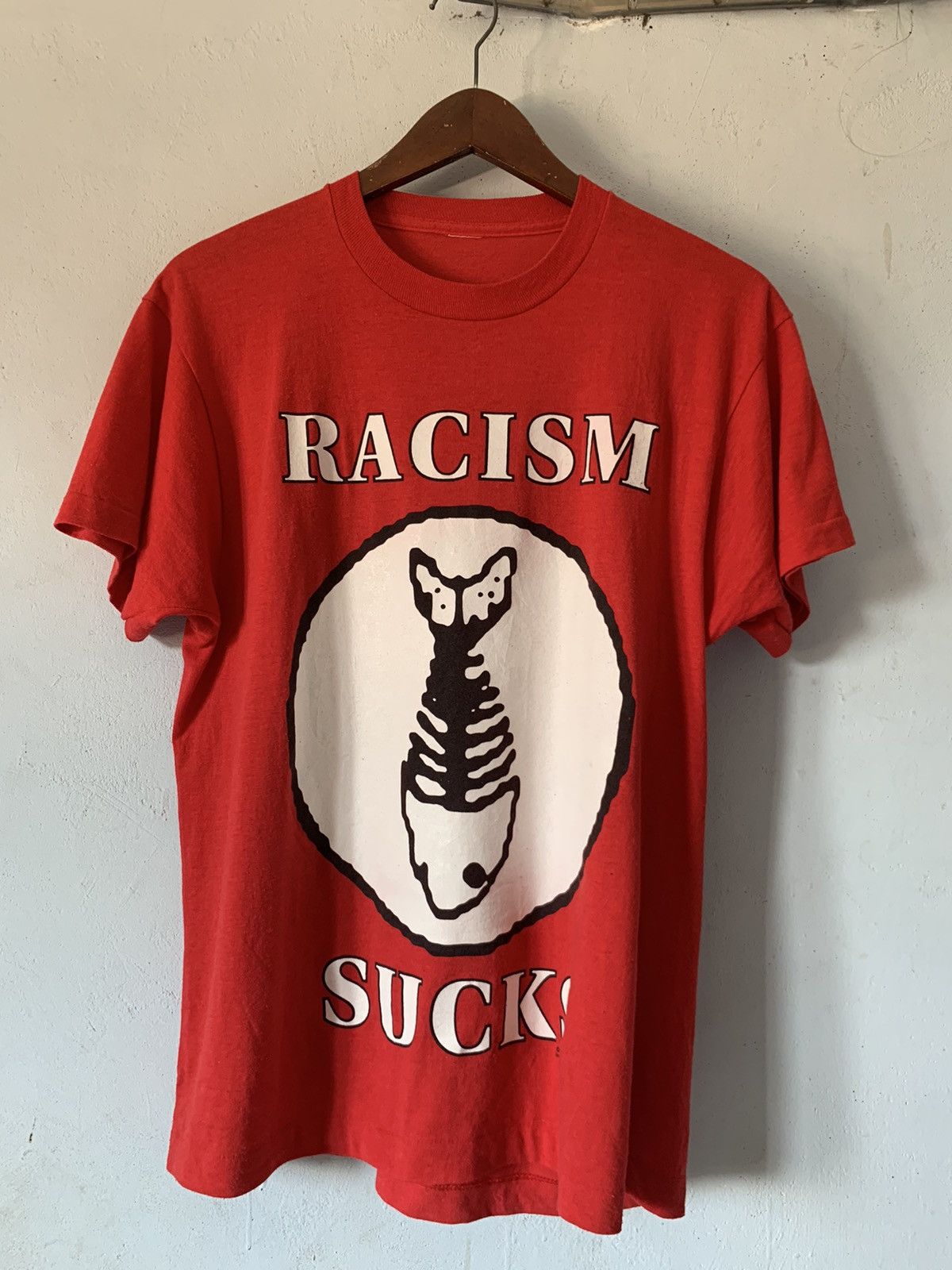 Band Tees 💸BINDINGOFFER💸Vintage 1991 fishbone racim suck tees Size US M / EU 48-50 / 2 - 1 Thumbnail