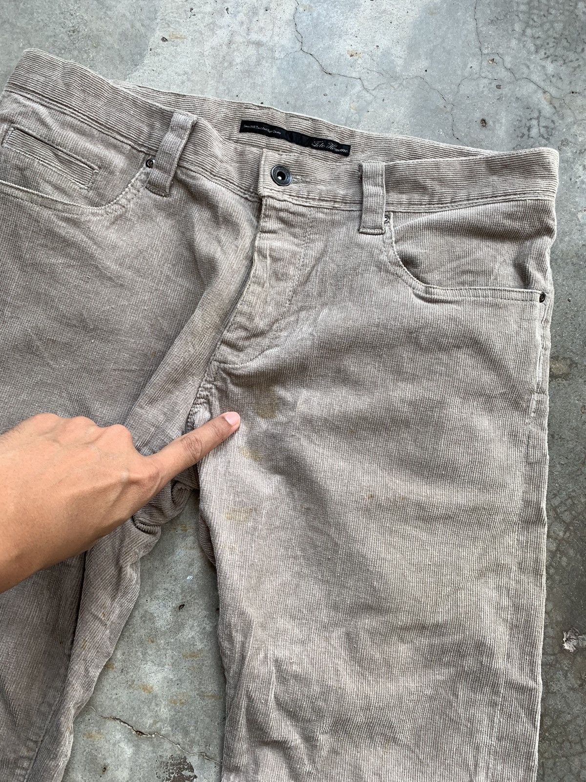 Issey Miyake × Japanese Brand × Tete Homme JapaneseBrand Tete Homme by Issey Miyake Corduroy Pant Size US 32 / EU 48 - 2 Thumbnail