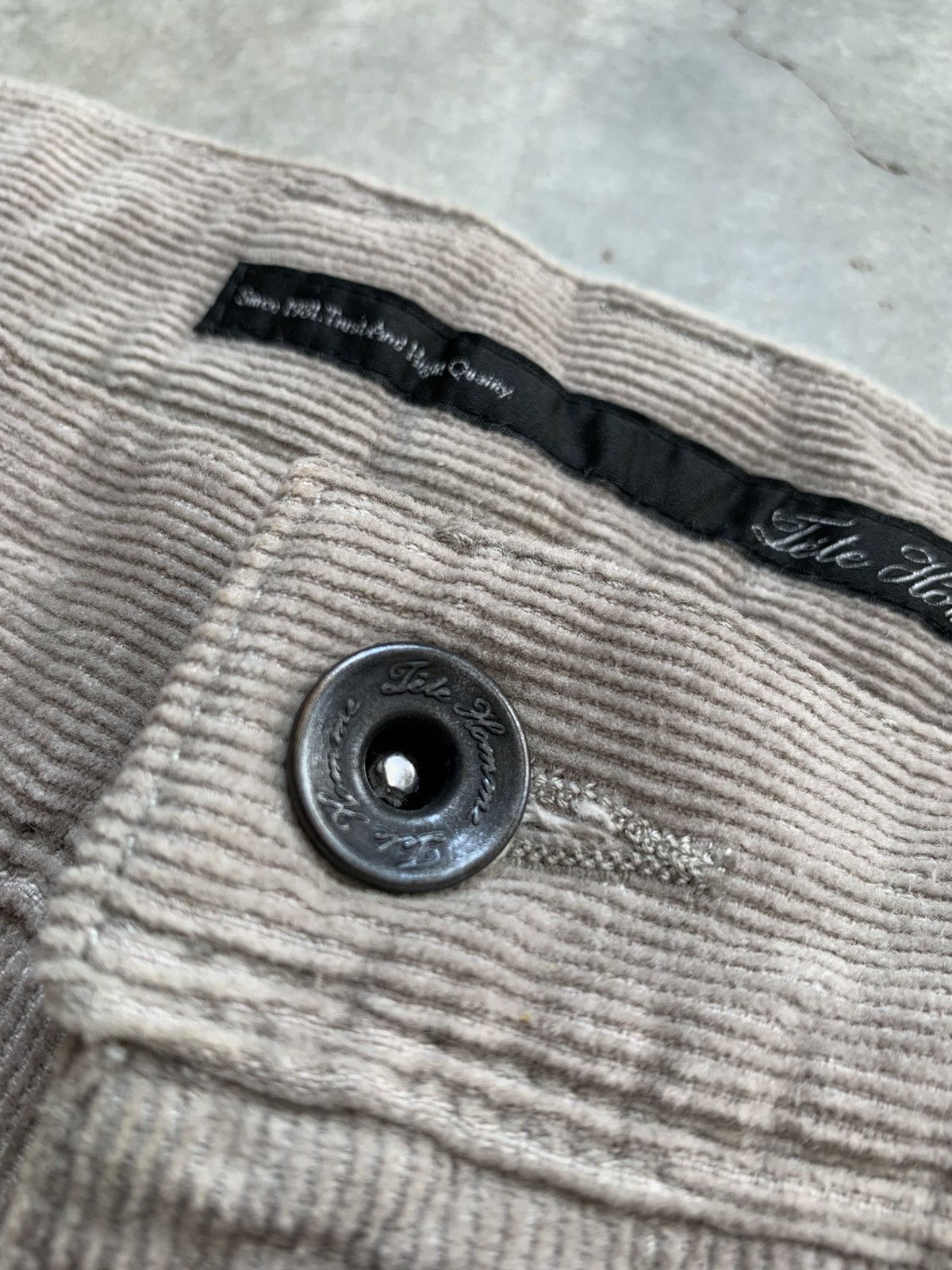 Issey Miyake × Japanese Brand × Tete Homme JapaneseBrand Tete Homme by Issey Miyake Corduroy Pant Size US 32 / EU 48 - 5 Thumbnail