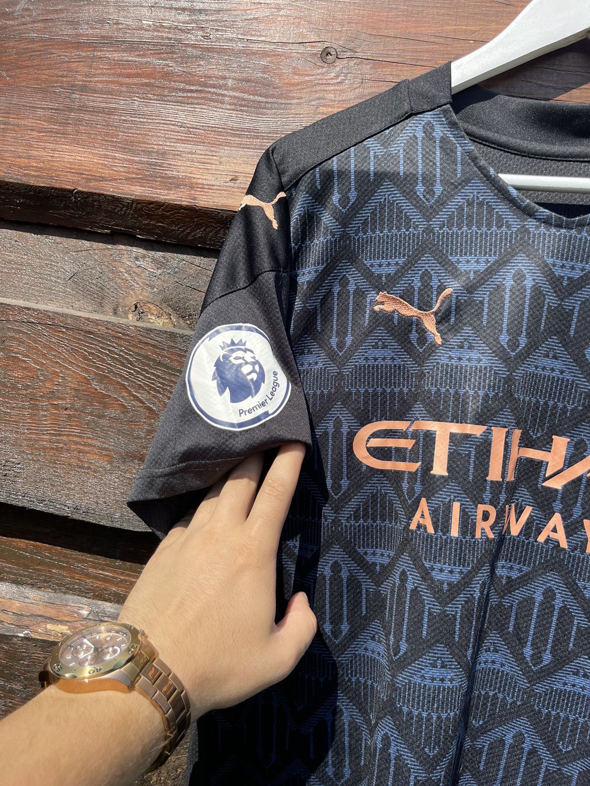 Puma 2021 De Bruyne #17 Puma Manchester City print jersey vintage Size US L / EU 52-54 / 3 - 4 Thumbnail
