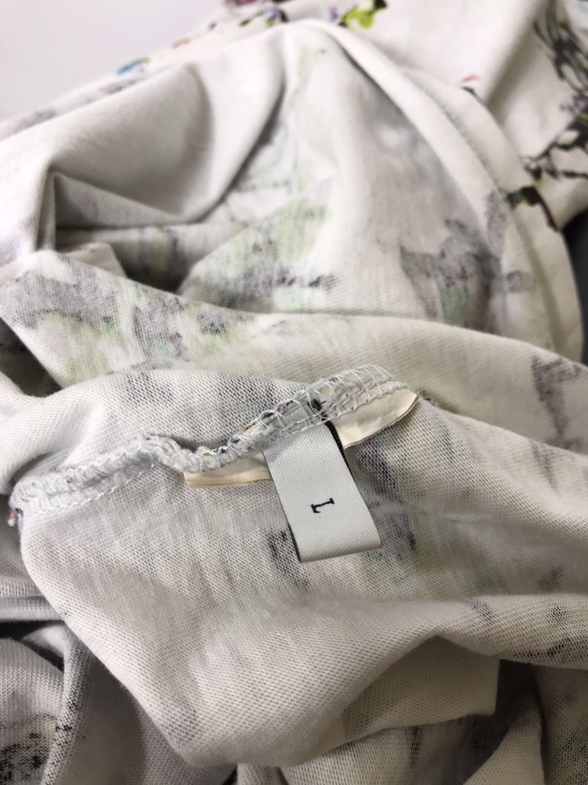 Designer × Trussardi Trussardi Jeans multicolor t-shirt Size US L / EU 52-54 / 3 - 3 Thumbnail