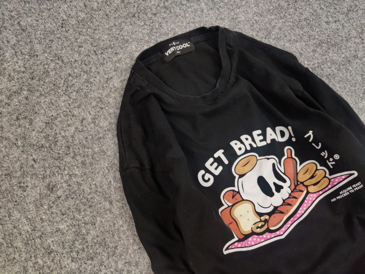Japanese Brand Very Cool Ged Bread Black Japan Logo long sleeve Size US M / EU 48-50 / 2 - 7 Thumbnail
