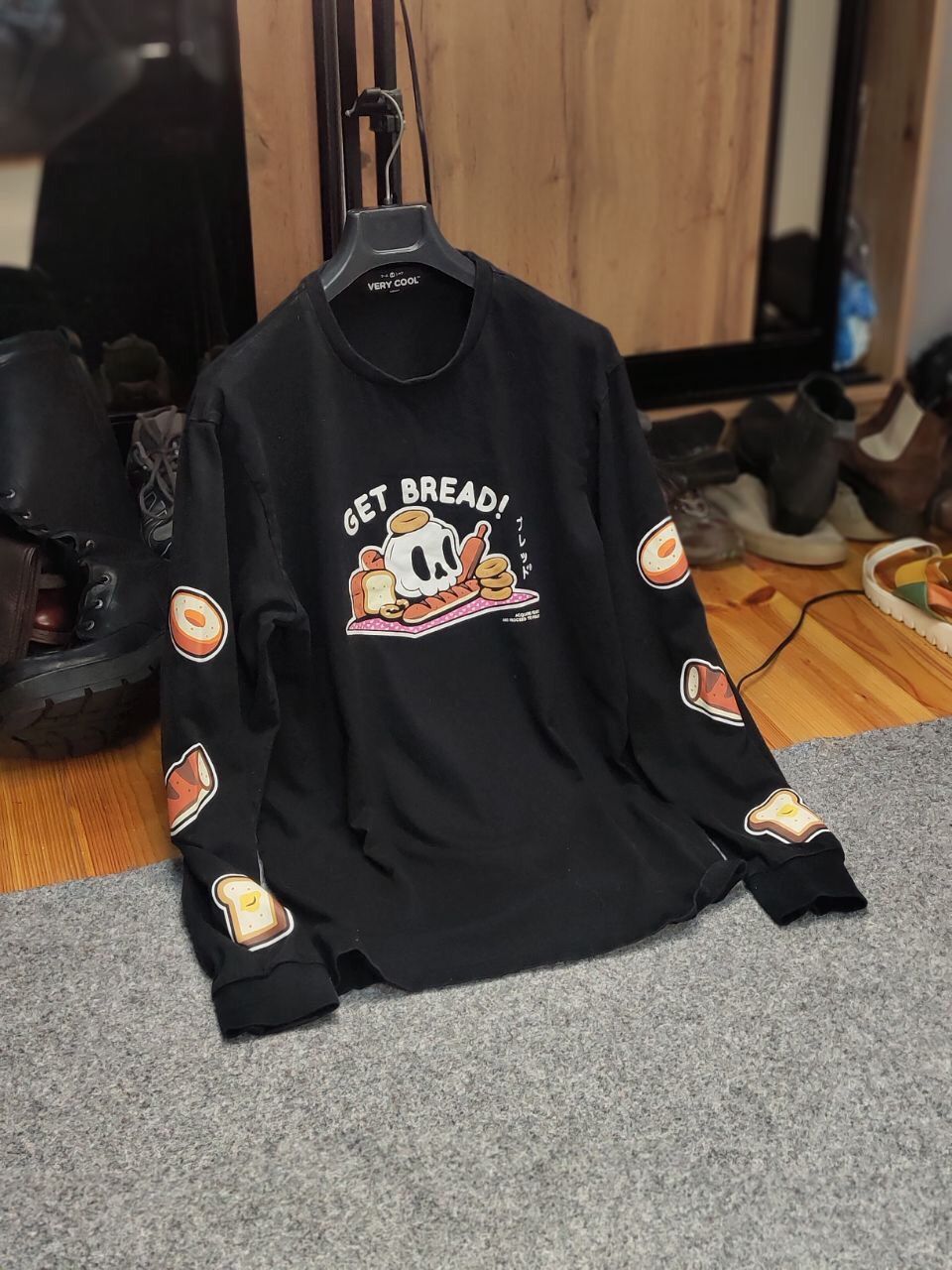 Japanese Brand Very Cool Ged Bread Black Japan Logo long sleeve Size US M / EU 48-50 / 2 - 22 Thumbnail