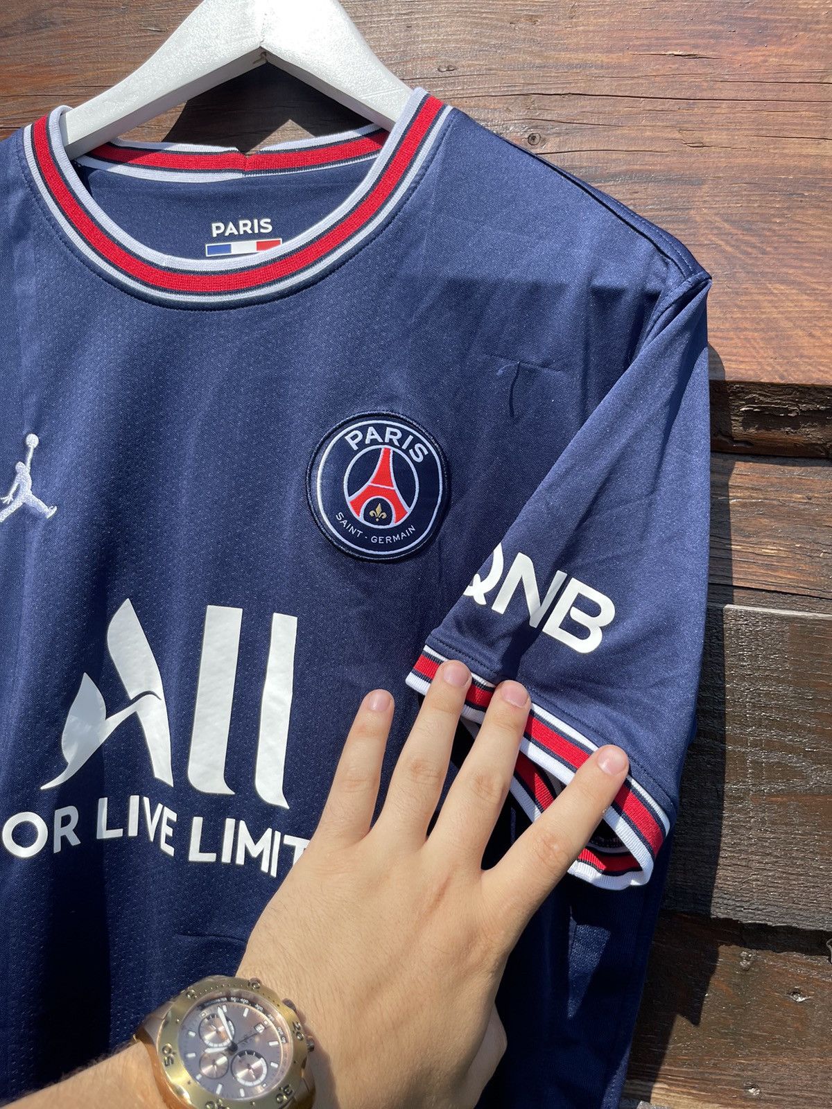 Jordan Brand Messi Jordan PSG nike soccer jersey rare Size US L / EU 52-54 / 3 - 7 Thumbnail