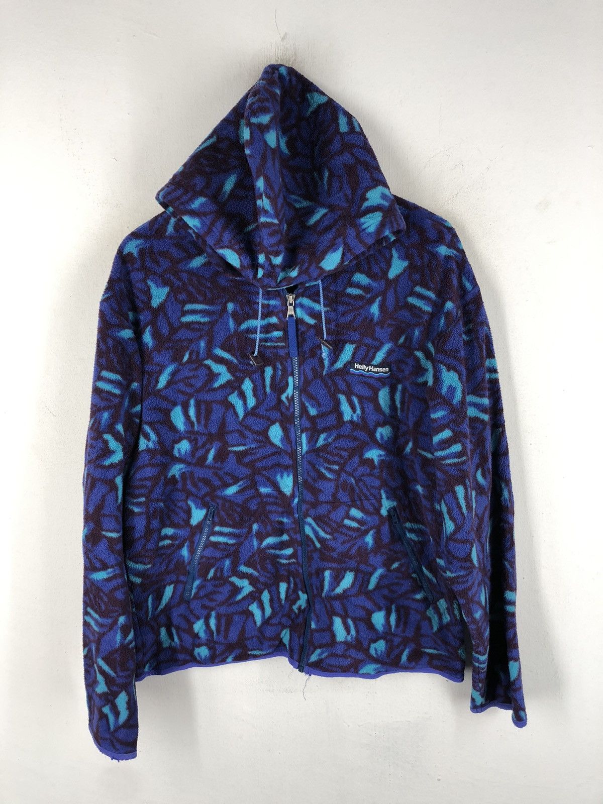 Helly Hansen Rare vintage helly hansen printed fleece hoodiey | Grailed