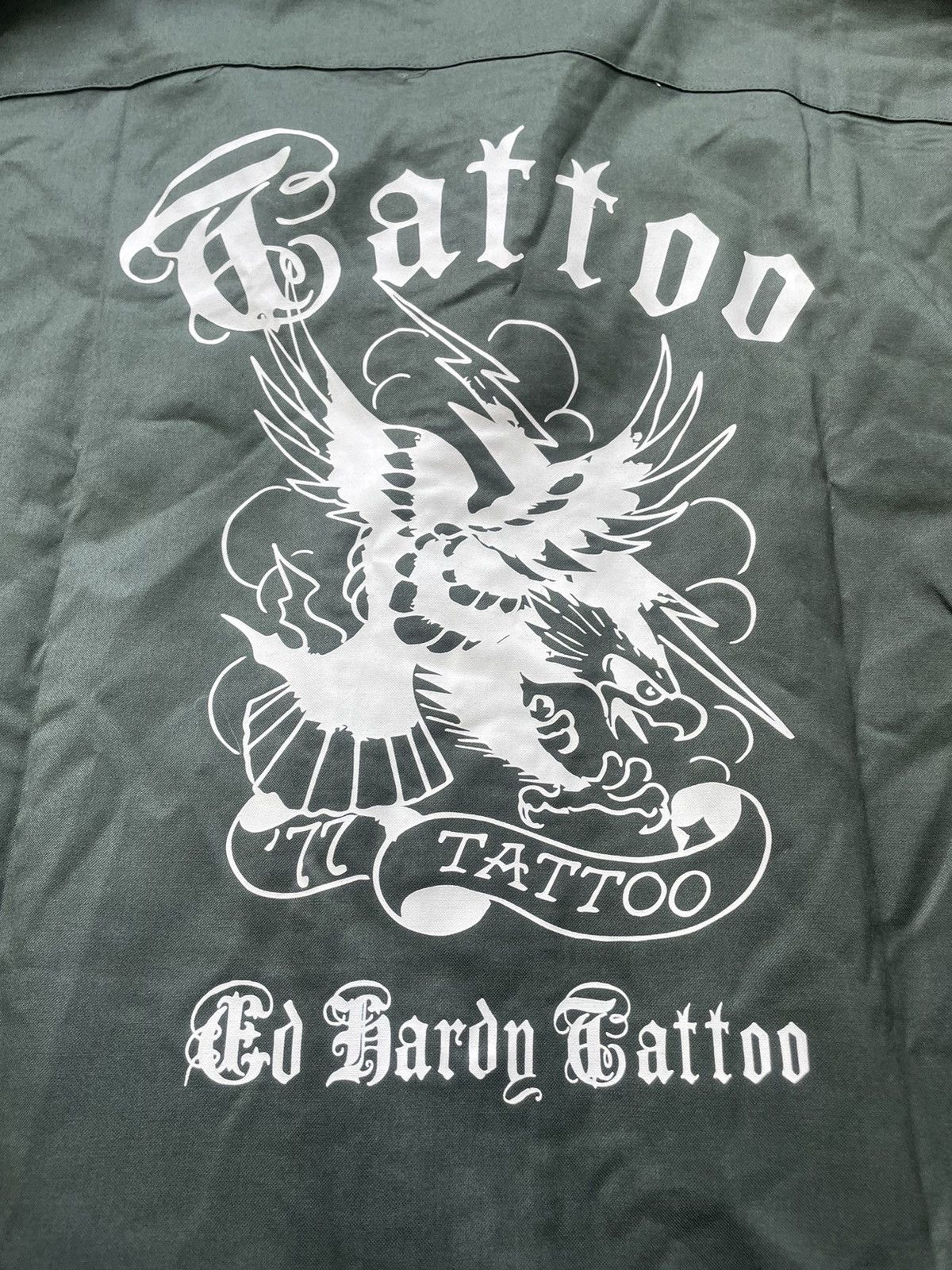 Ed Hardy × Vintage ed hardy tiger design button up tattoo design streetwear Size US XXL / EU 58 / 5 - 3 Thumbnail