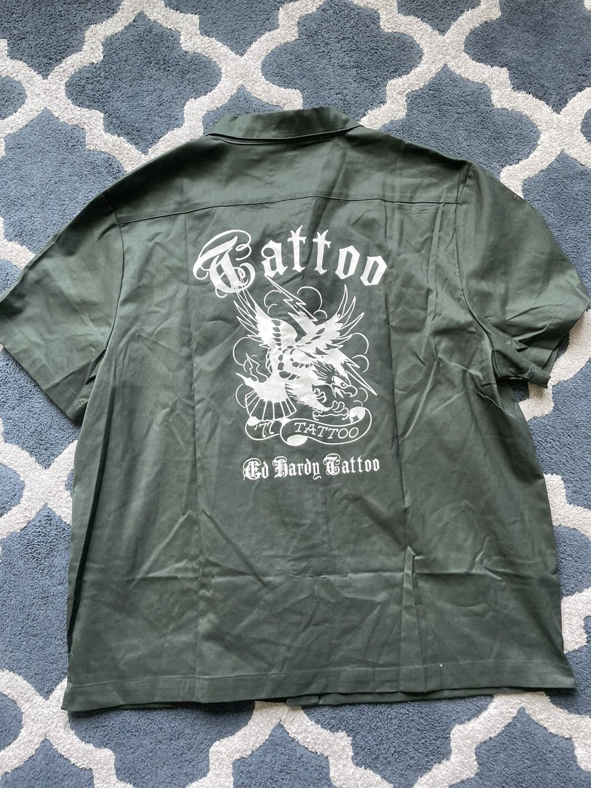 Ed Hardy × Vintage ed hardy tiger design button up tattoo design streetwear Size US XXL / EU 58 / 5 - 2 Thumbnail