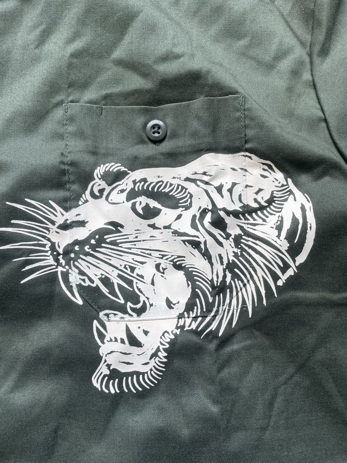 Ed Hardy × Vintage ed hardy tiger design button up tattoo design streetwear Size US XXL / EU 58 / 5 - 4 Thumbnail