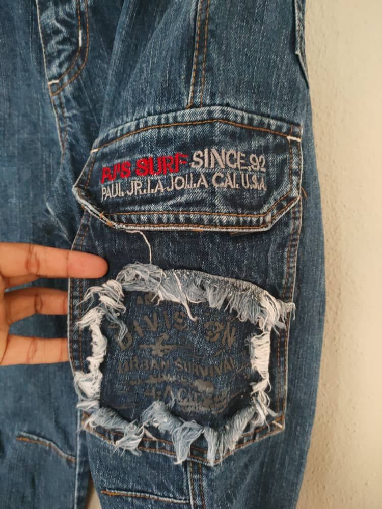 JNCO 💥LAST CALL💥 PJ Surf Denim Cargo Pant Size US 30 / EU 46 - 3 Thumbnail