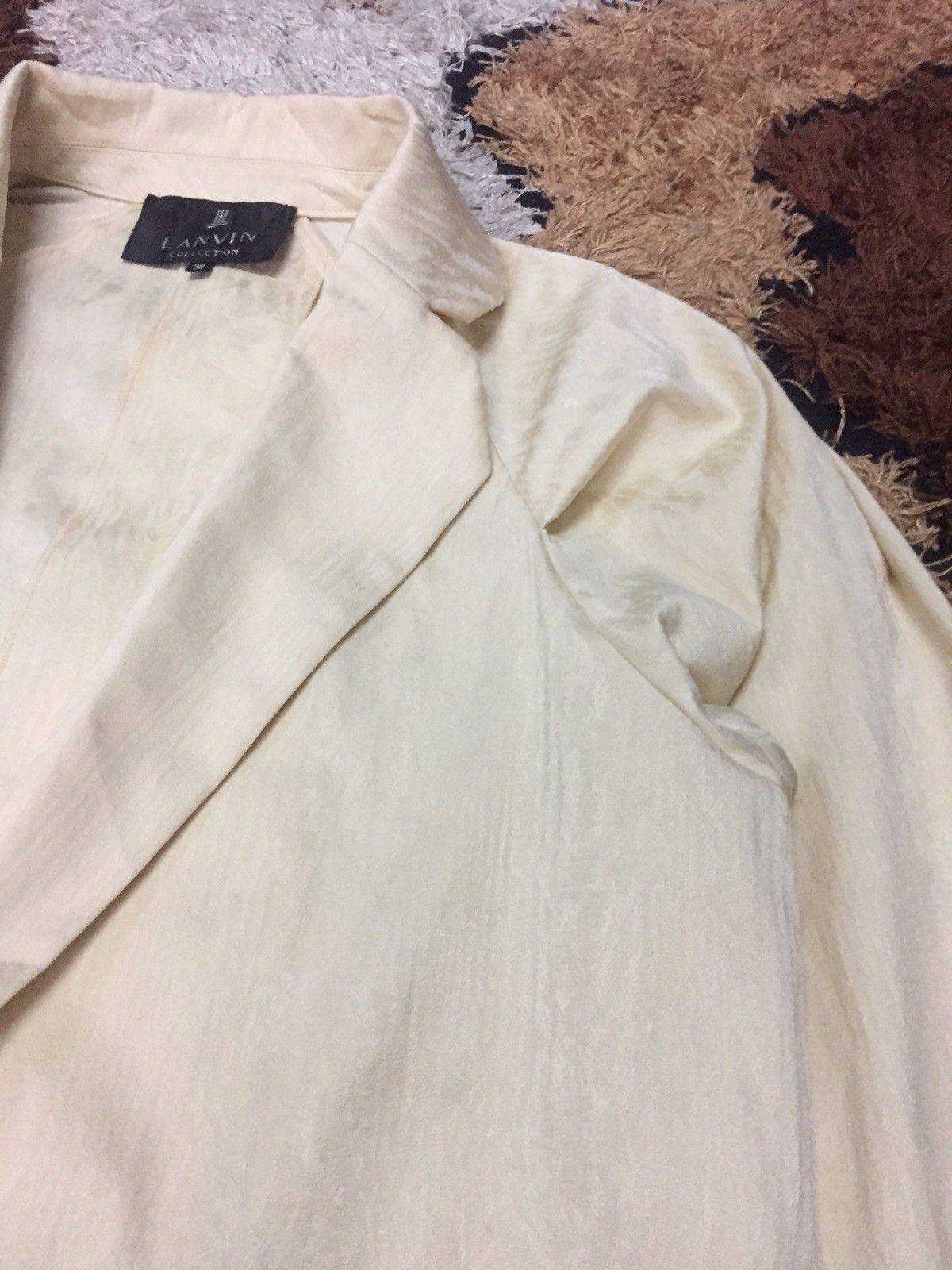 Lanvin Rare Lanvin Zipper Trench Blazer Jacket Size S / US 4 / IT 40 - 6 Thumbnail