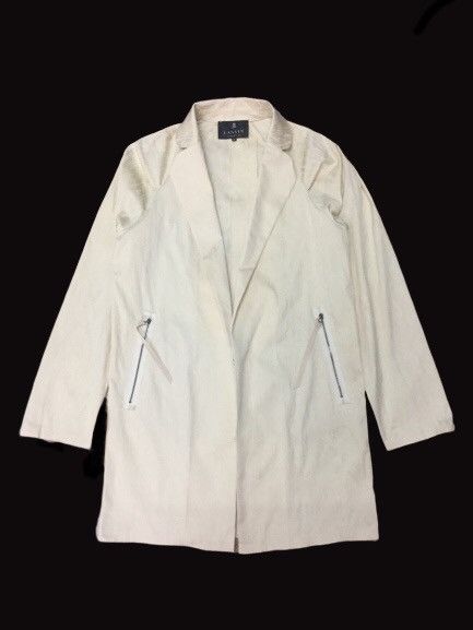Lanvin Rare Lanvin Zipper Trench Blazer Jacket Size S / US 4 / IT 40 - 1 Thumbnail