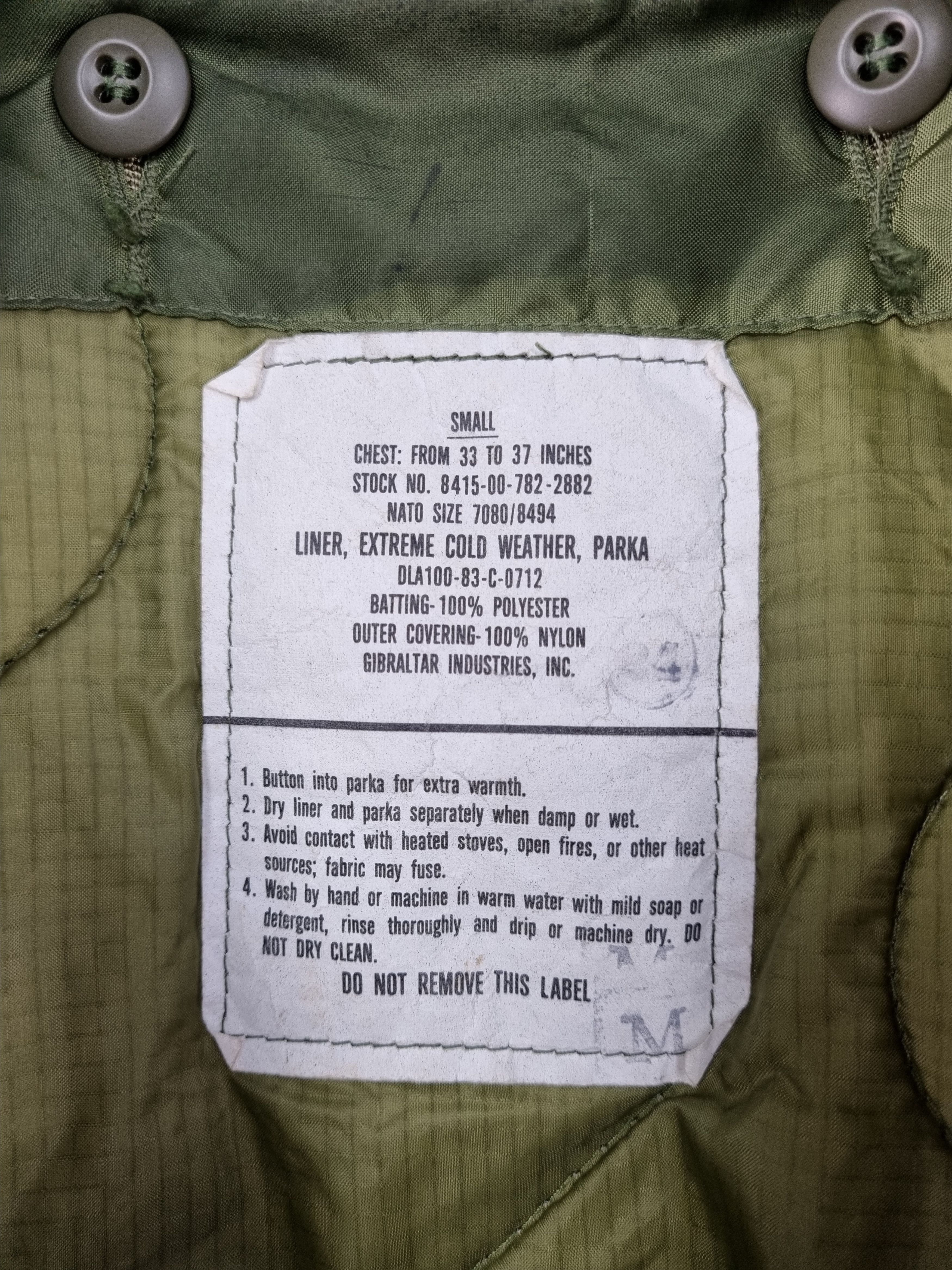 Vintage Iconic 80s Army Fishtail Military Parka seen on Kanye Size US S / EU 44-46 / 1 - 14 Thumbnail