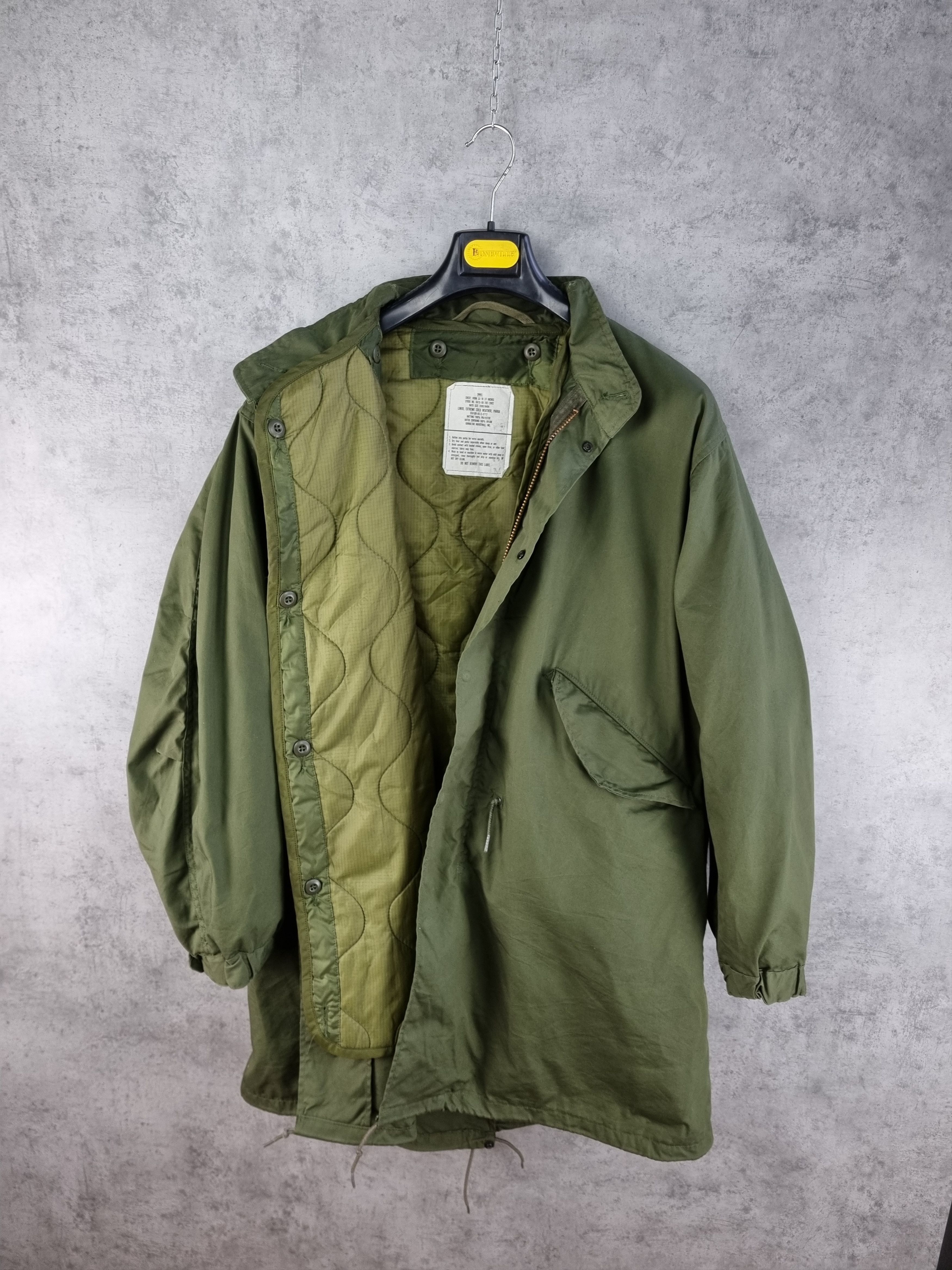 Vintage Iconic 80s Army Fishtail Military Parka seen on Kanye