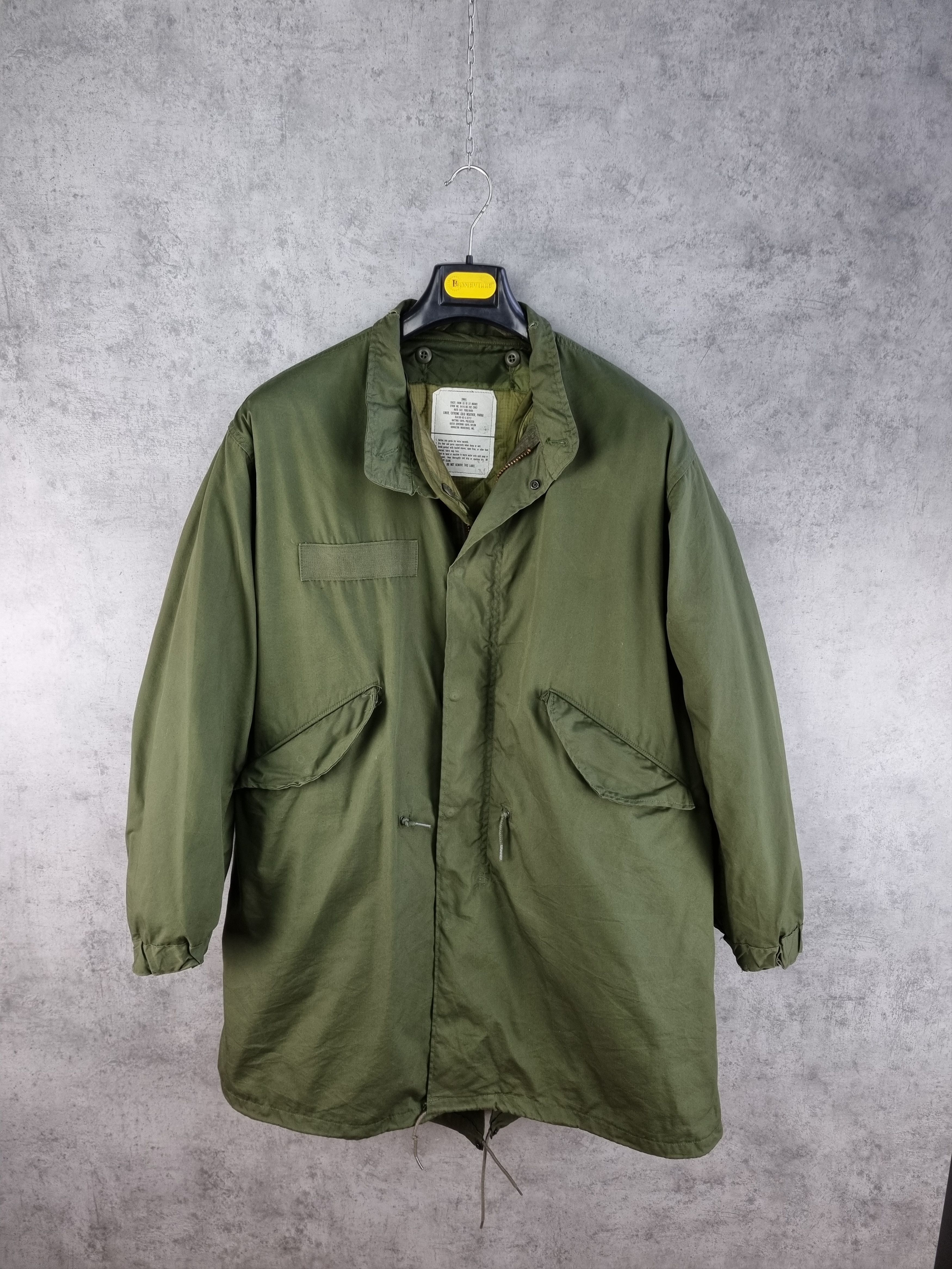 Vintage Iconic 80s Army Fishtail Military Parka seen on Kanye Size US S / EU 44-46 / 1 - 4 Thumbnail