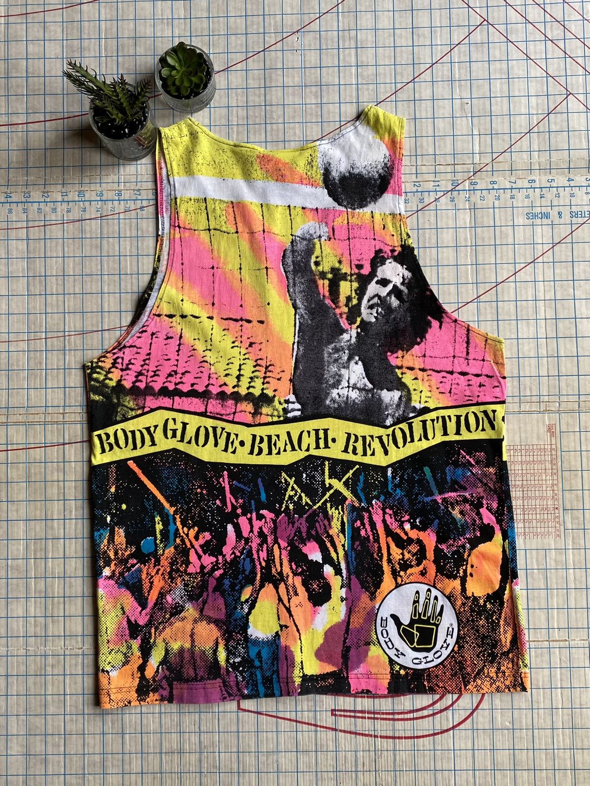 Body Glove × Vintage Vintage Body Glove All Over Print Beach Volleyball Tank Top Size US L / EU 52-54 / 3 - 7 Thumbnail