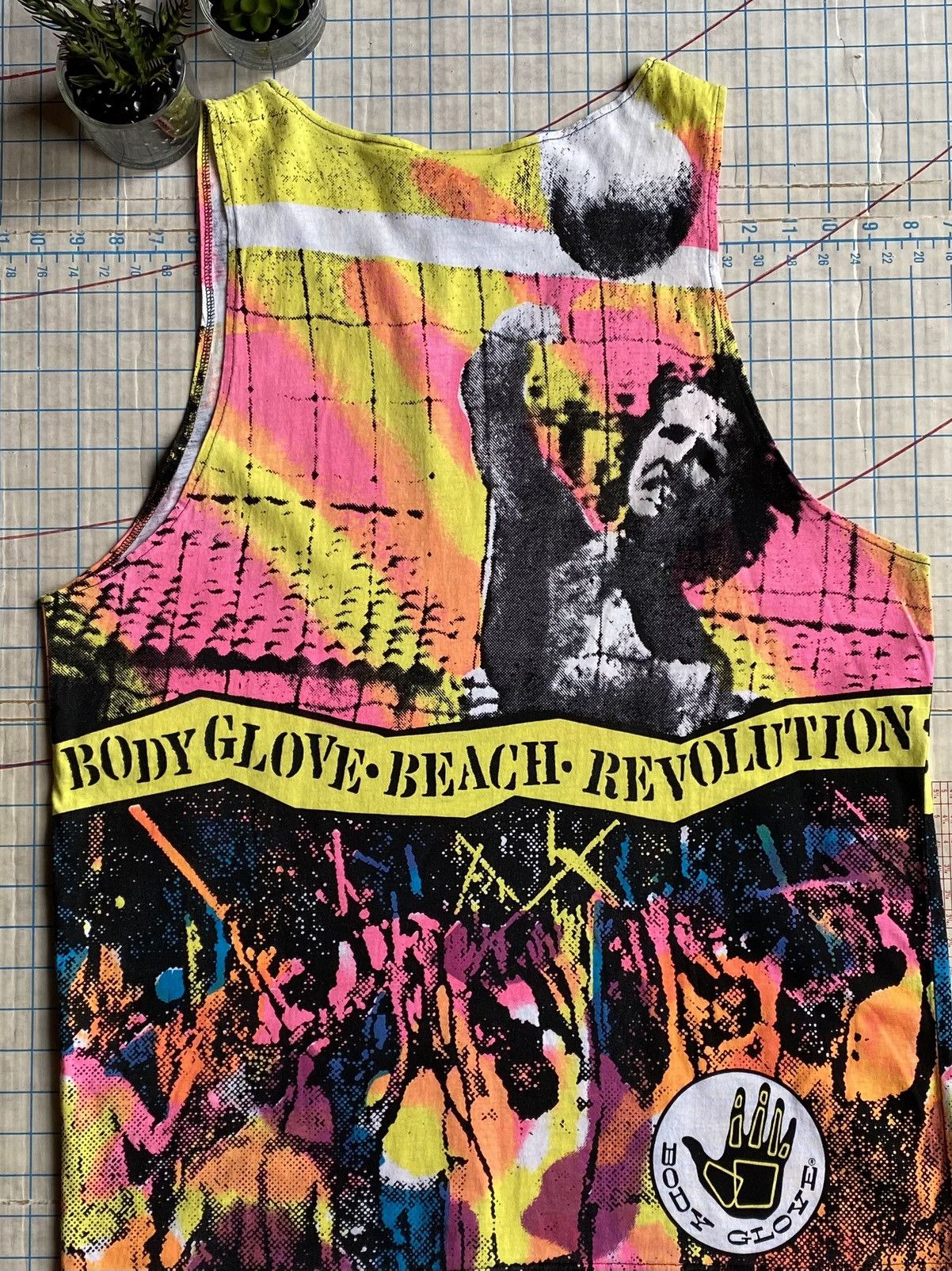 Body Glove × Vintage Vintage Body Glove All Over Print Beach Volleyball Tank Top Size US L / EU 52-54 / 3 - 8 Thumbnail