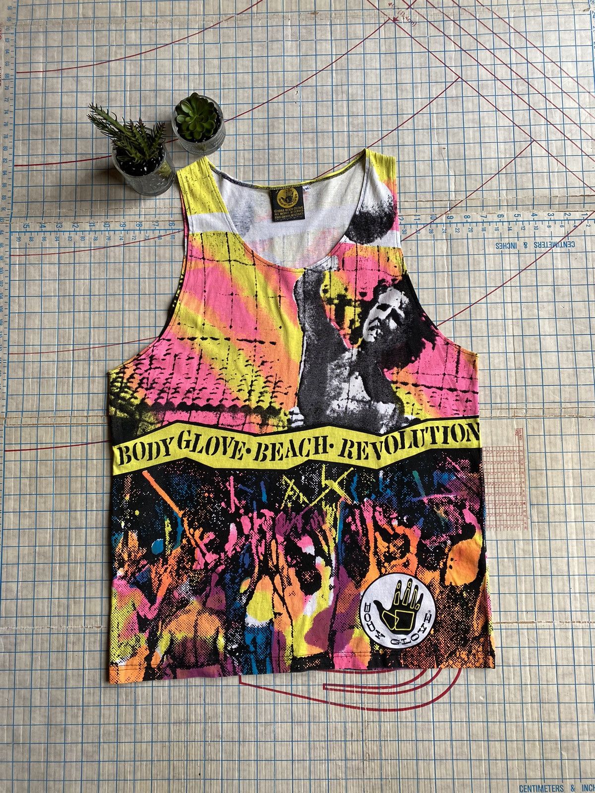 Body Glove × Vintage Vintage Body Glove All Over Print Beach Volleyball Tank Top Size US L / EU 52-54 / 3 - 3 Thumbnail