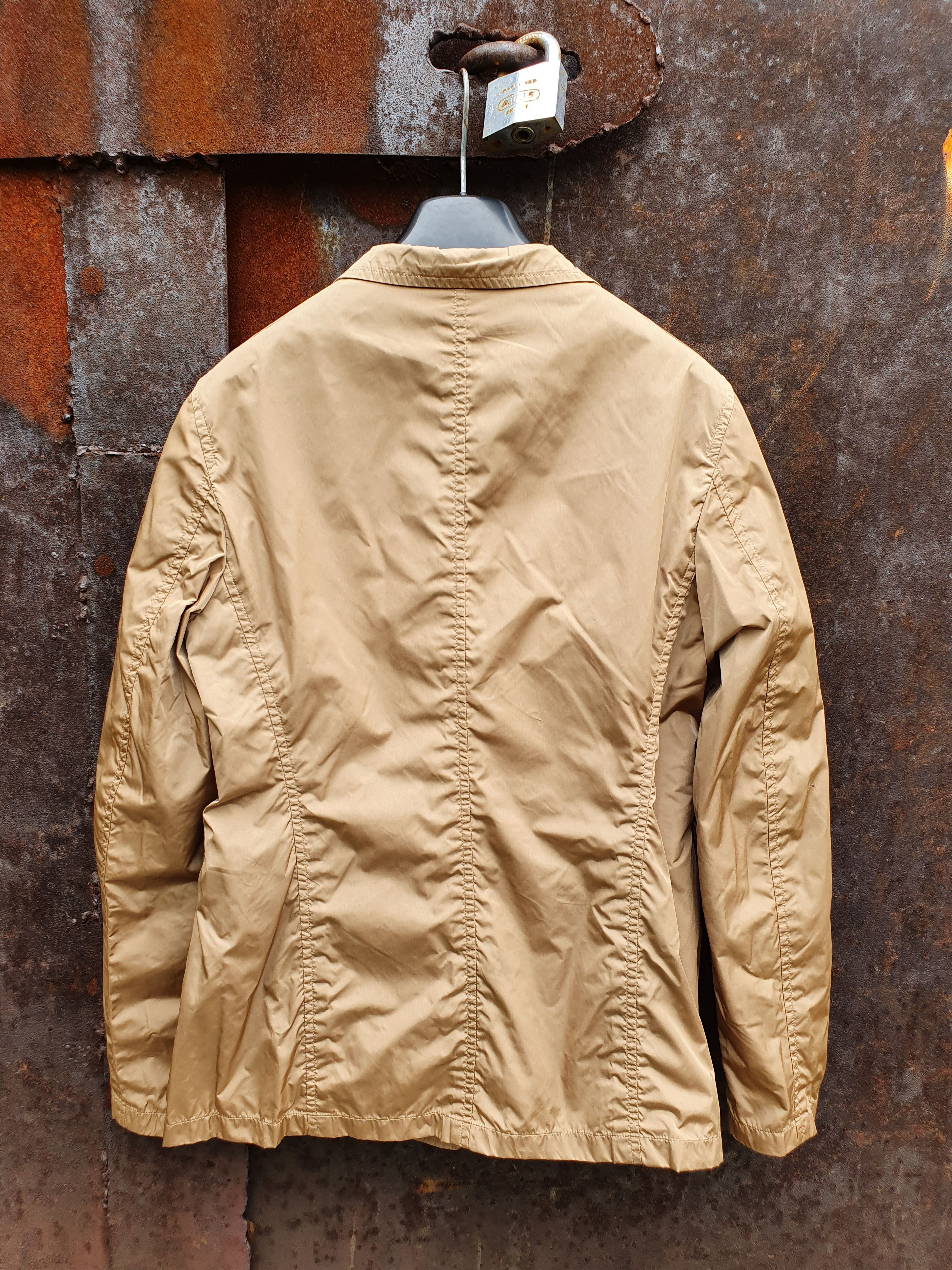Jil Sander × Vintage 80s Vintage Nylon Blazer Jacket RAF SIMONS era Size S / US 4 / IT 40 - 4 Thumbnail