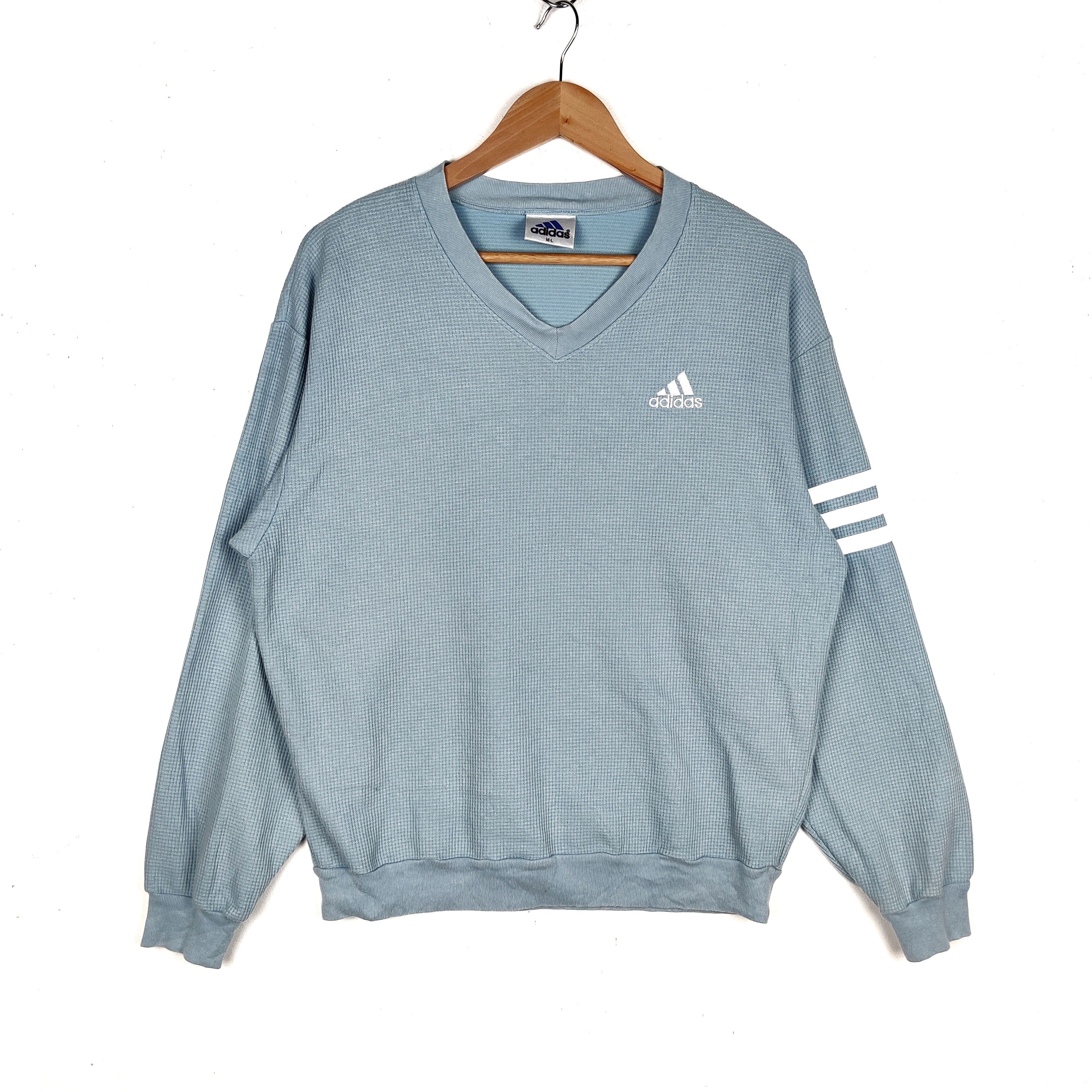 Adidas Vintage Adidas Sweatshirt Small Logo Embroidered Pullover Size US M / EU 48-50 / 2 - 1 Thumbnail