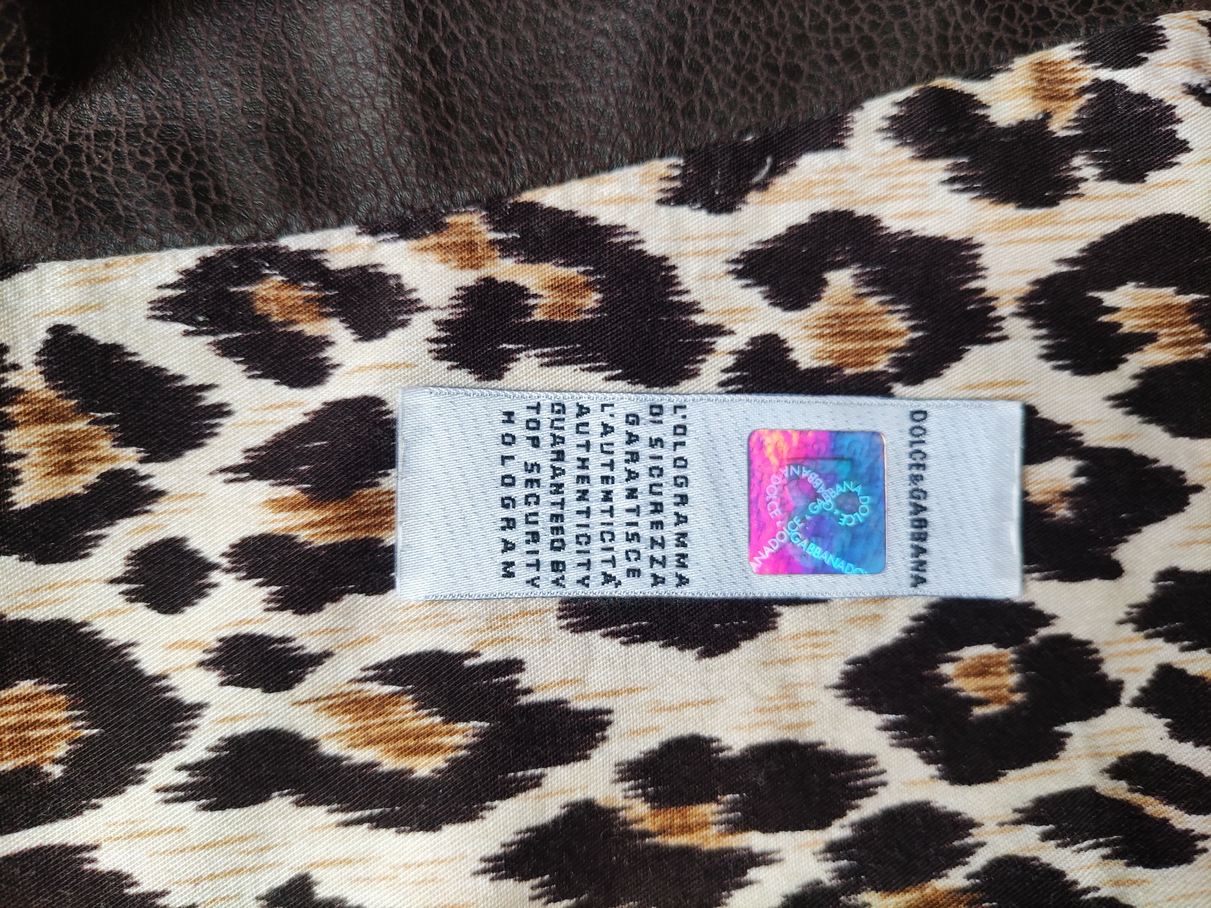 Dolce & Gabbana D&G Dolce and Gabbana Leopard Tiger Bustier Cargo Top Corset Size L / US 10 / IT 46 - 12 Thumbnail
