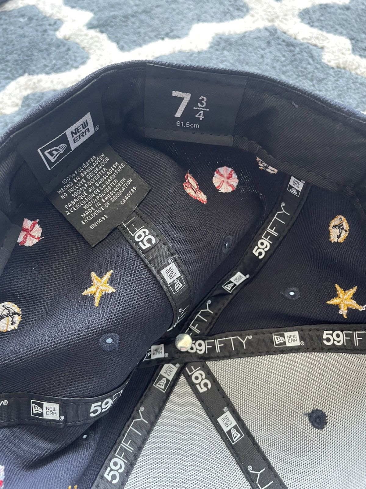 New Era × Vintage New Era detroit tigers fitted hat design star embroidered Size ONE SIZE - 4 Thumbnail