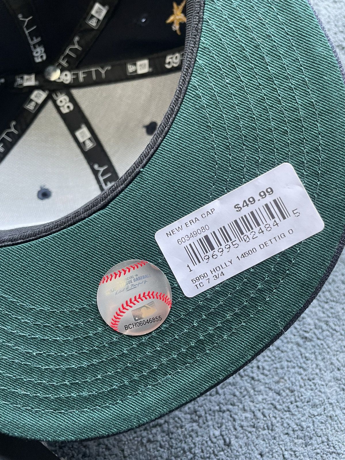 New Era × Vintage New Era detroit tigers fitted hat design star embroidered Size ONE SIZE - 3 Thumbnail