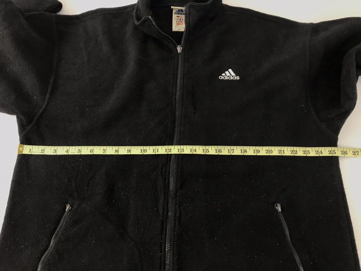 Adidas Adidas Fleece Jacket Brand Big Logo Spell Out Size US XXL / EU 58 / 5 - 11 Thumbnail